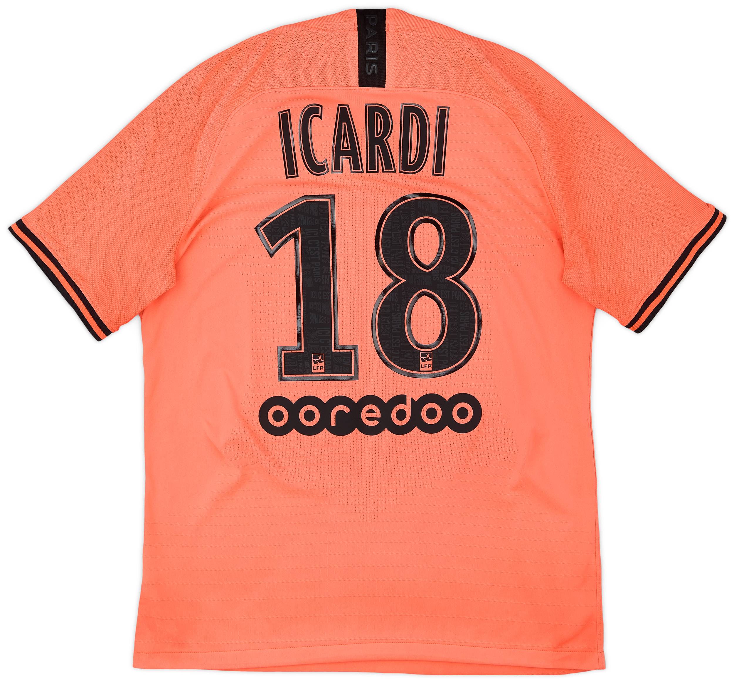 2019-20 Paris Saint-Germain Authentic Away Shirt Icardi #18 - 9/10 - (M)