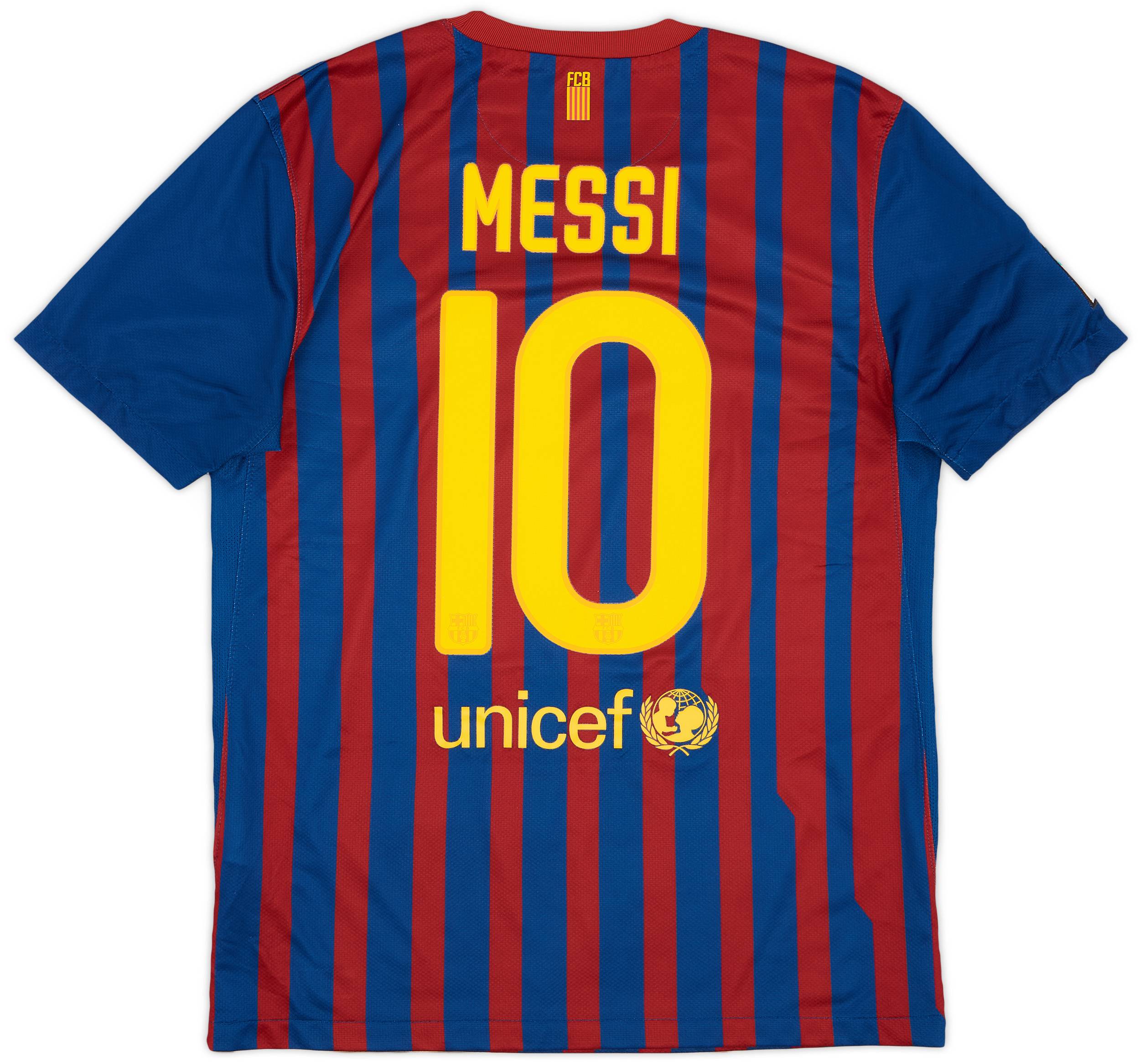 2011-12 Barcelona Home Shirt Messi #10 - 9/10 - (M)