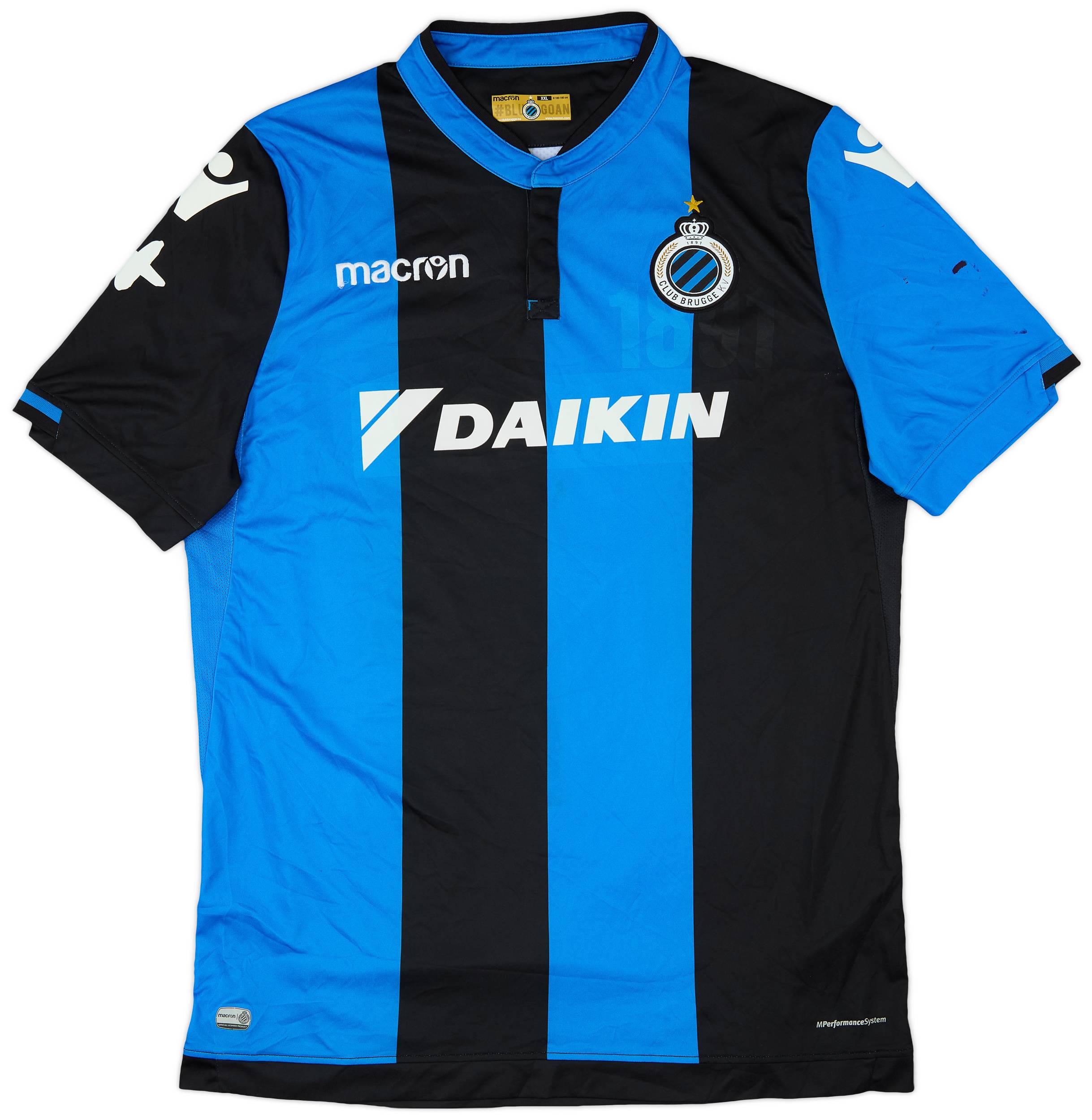 2017-18 Club Brugge Home Shirt - 5/10 - (XXL)