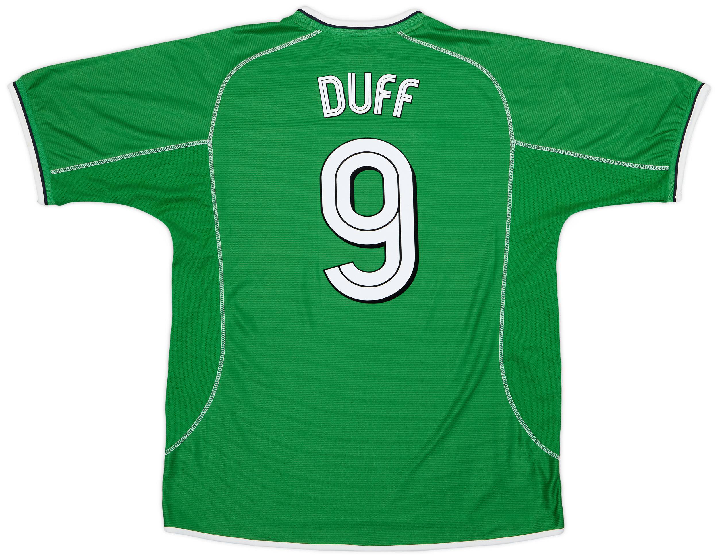 2001-03 Ireland Home Shirt Duff #9 - 8/10 - (XL)