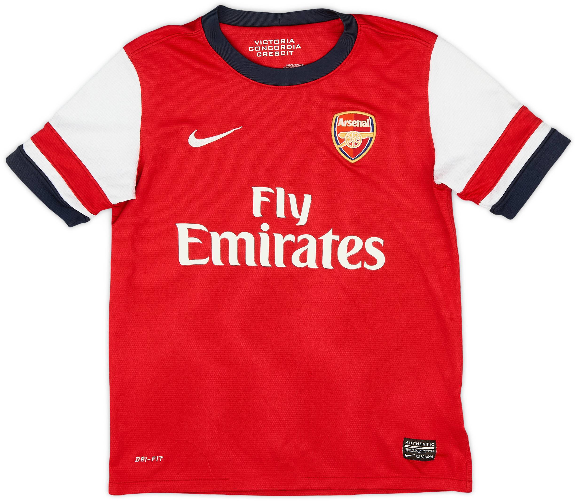 2012-14 Arsenal Home Shirt - 6/10 - (M.Boys)