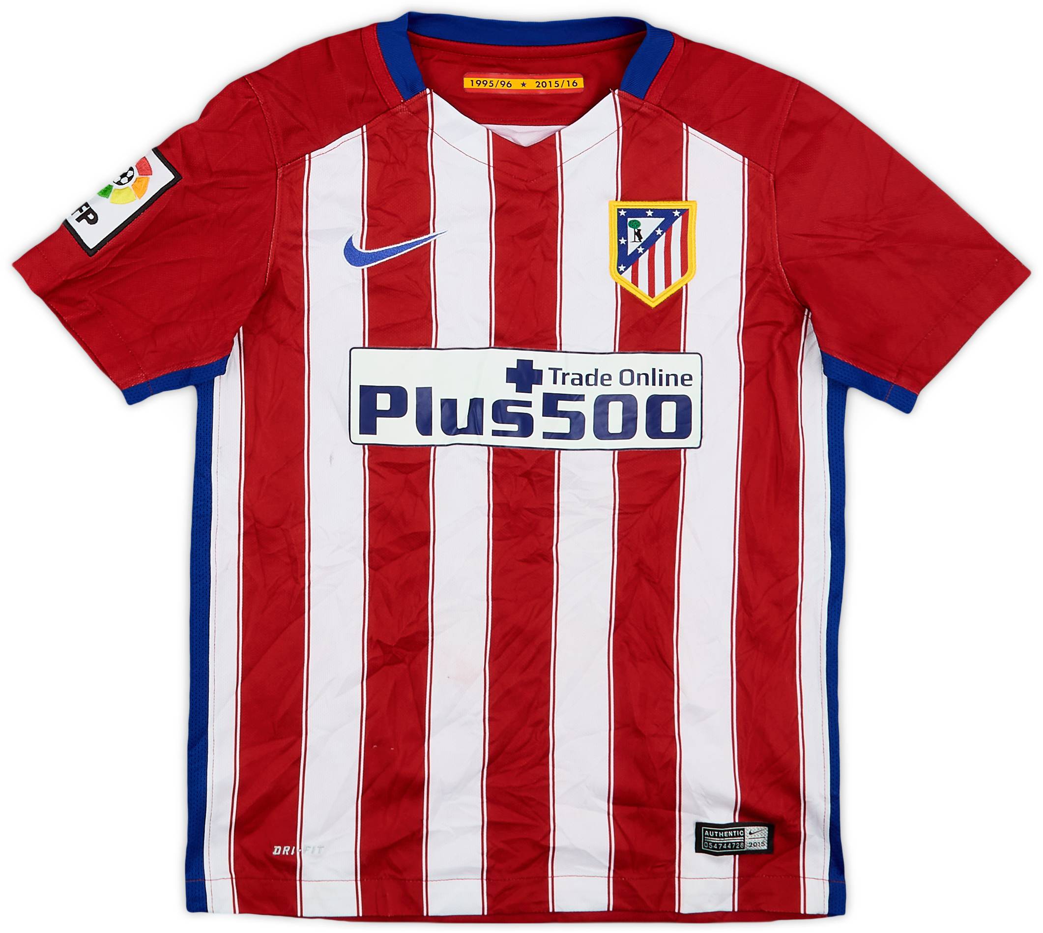 2015-16 Atletico Madrid Home Shirt - 5/10 - (S.Boys)