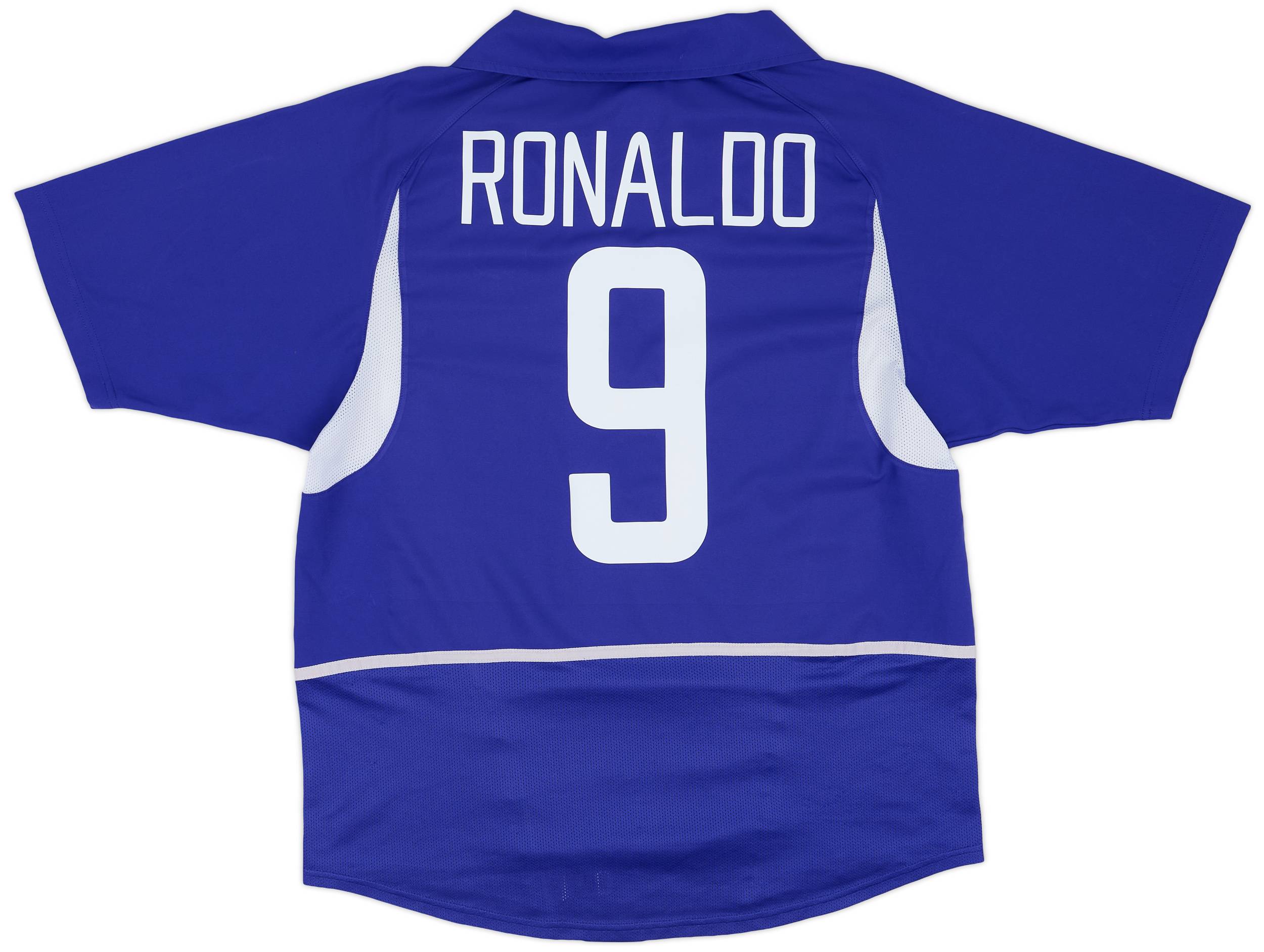 2002-04 Brazil Away Shirt Ronaldo #9 - 8/10 - (M)