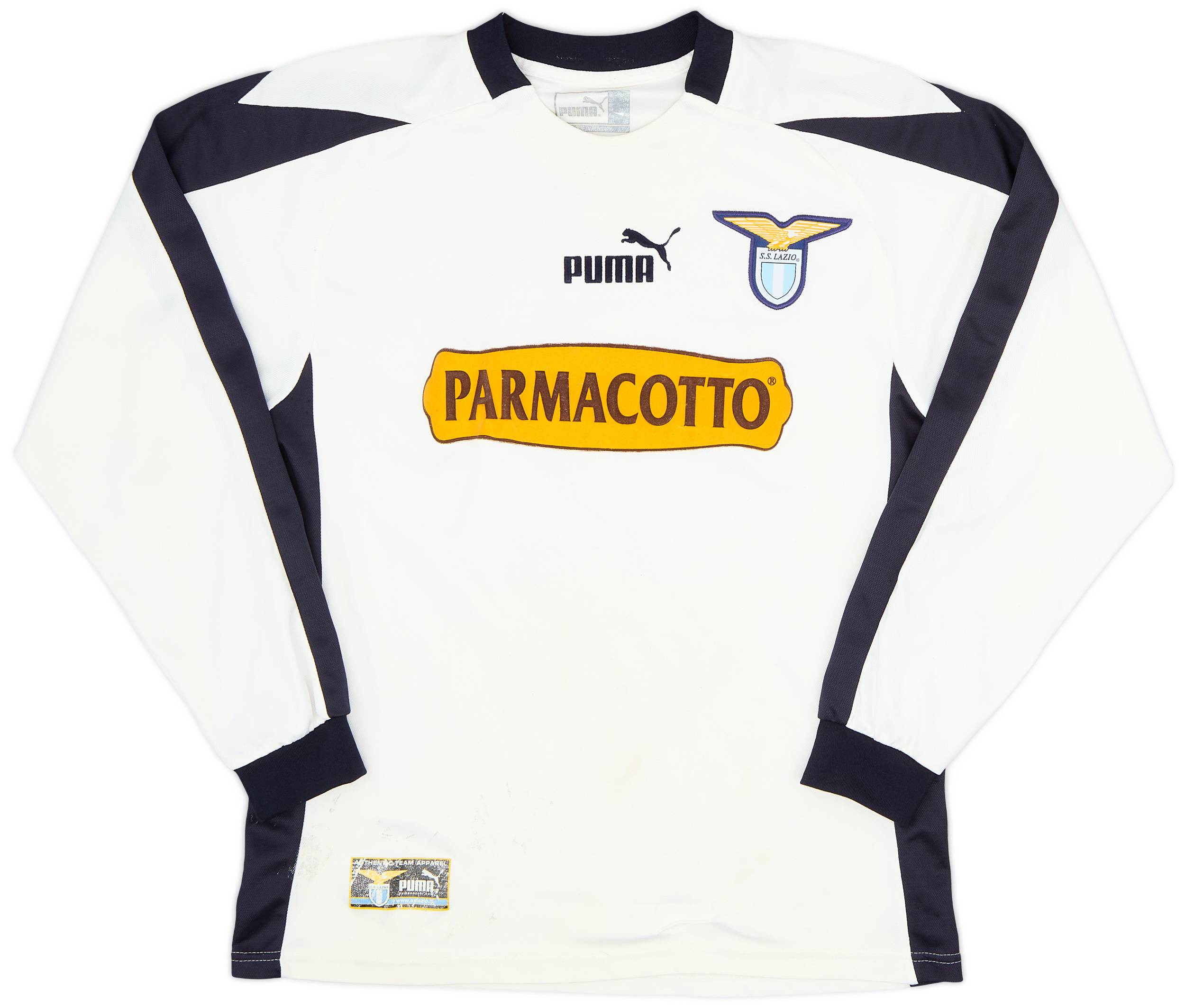 2003-04 Lazio Away L/S Shirt #11 - 7/10 - (S)