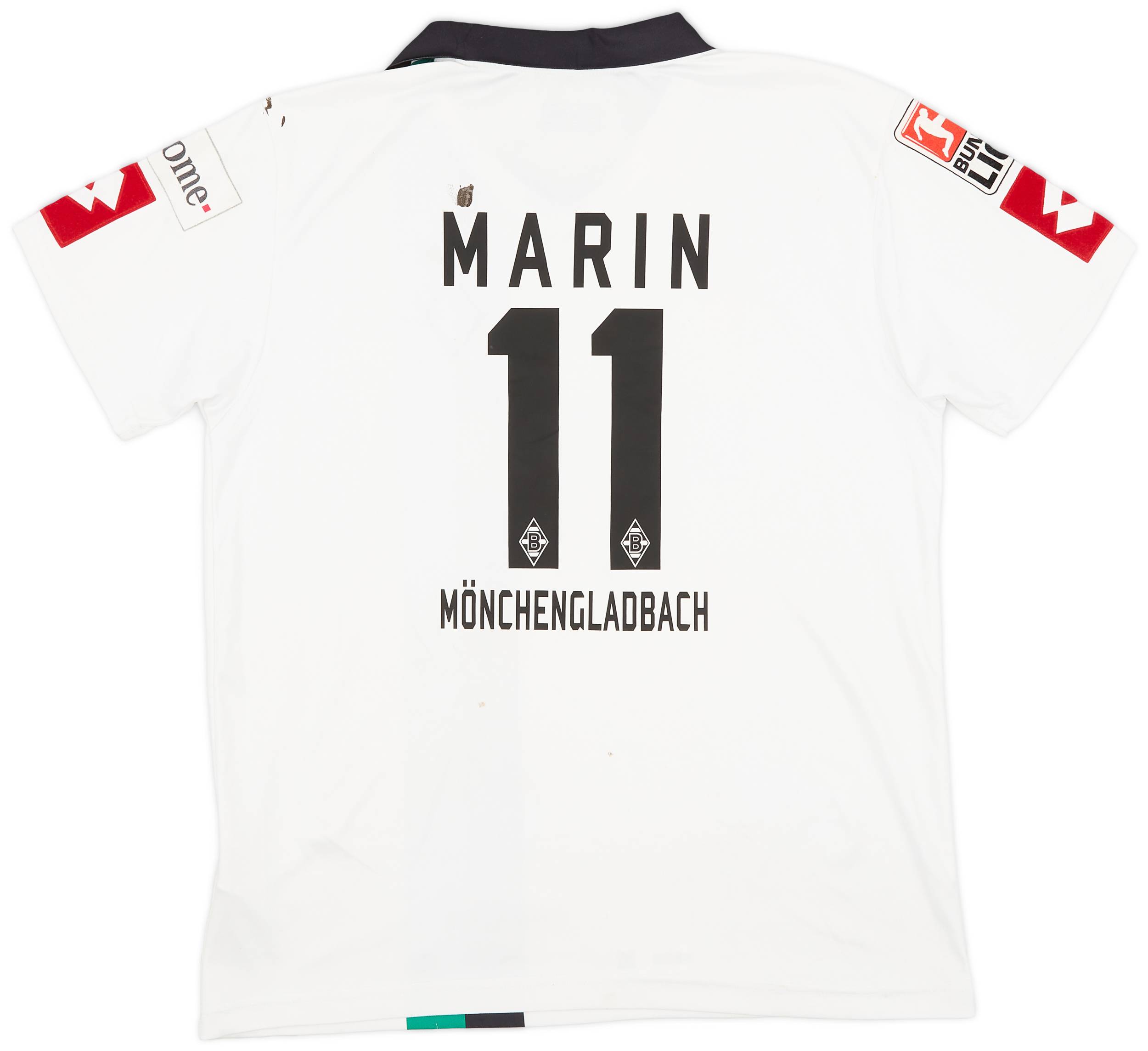 2008-09 Borussia Monchengladbach Home Shirt Marin #11 - 5/10 - (XL.Boys)