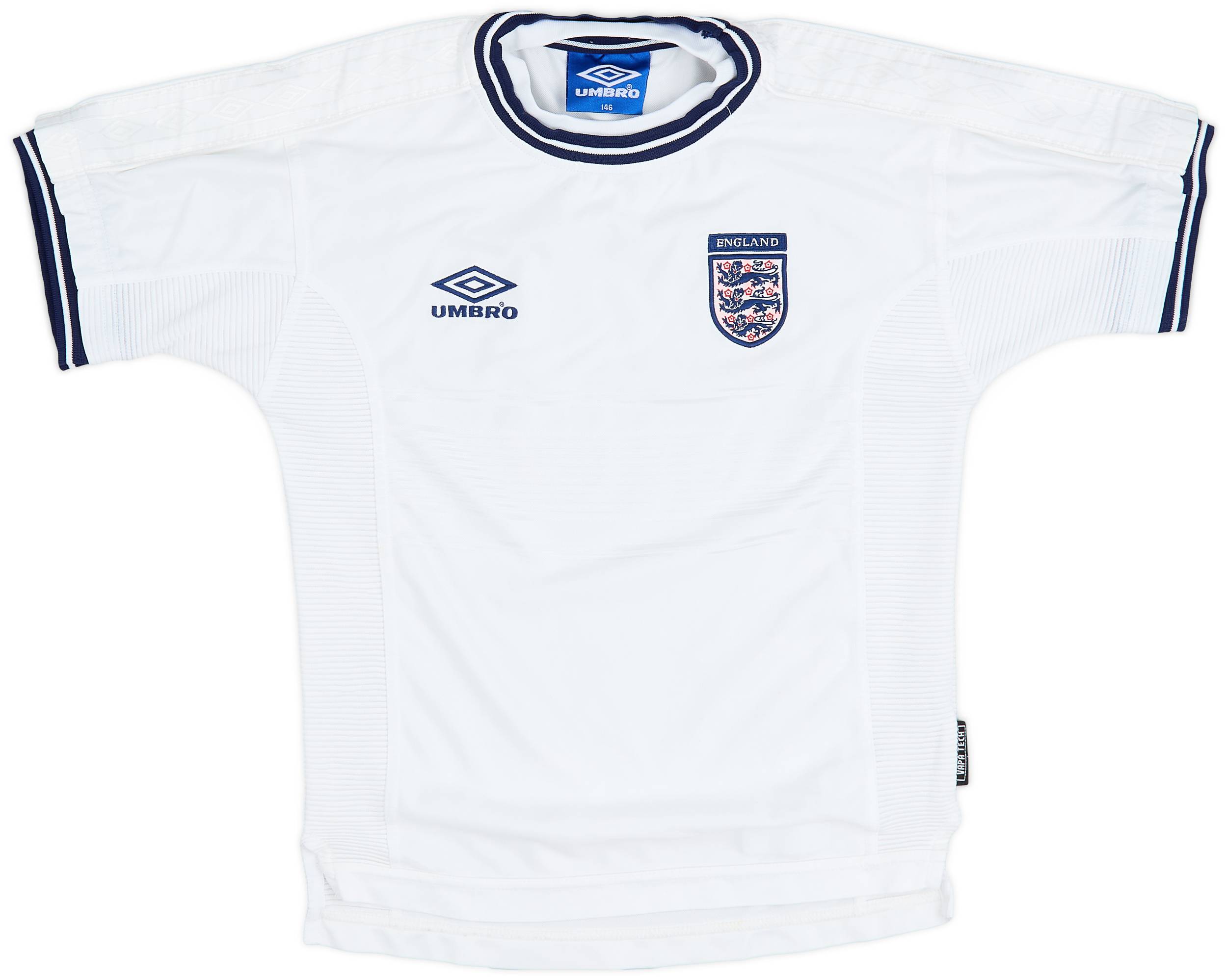 1999-01 England Home Shirt - 9/10 - (M.Boys)