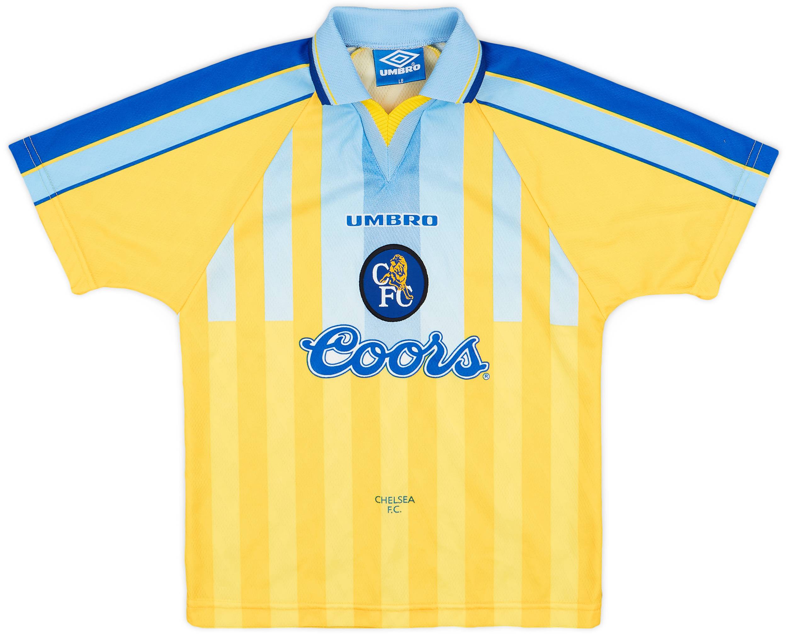 1996-97 Chelsea Away Shirt - 9/10 - (L.Boys)