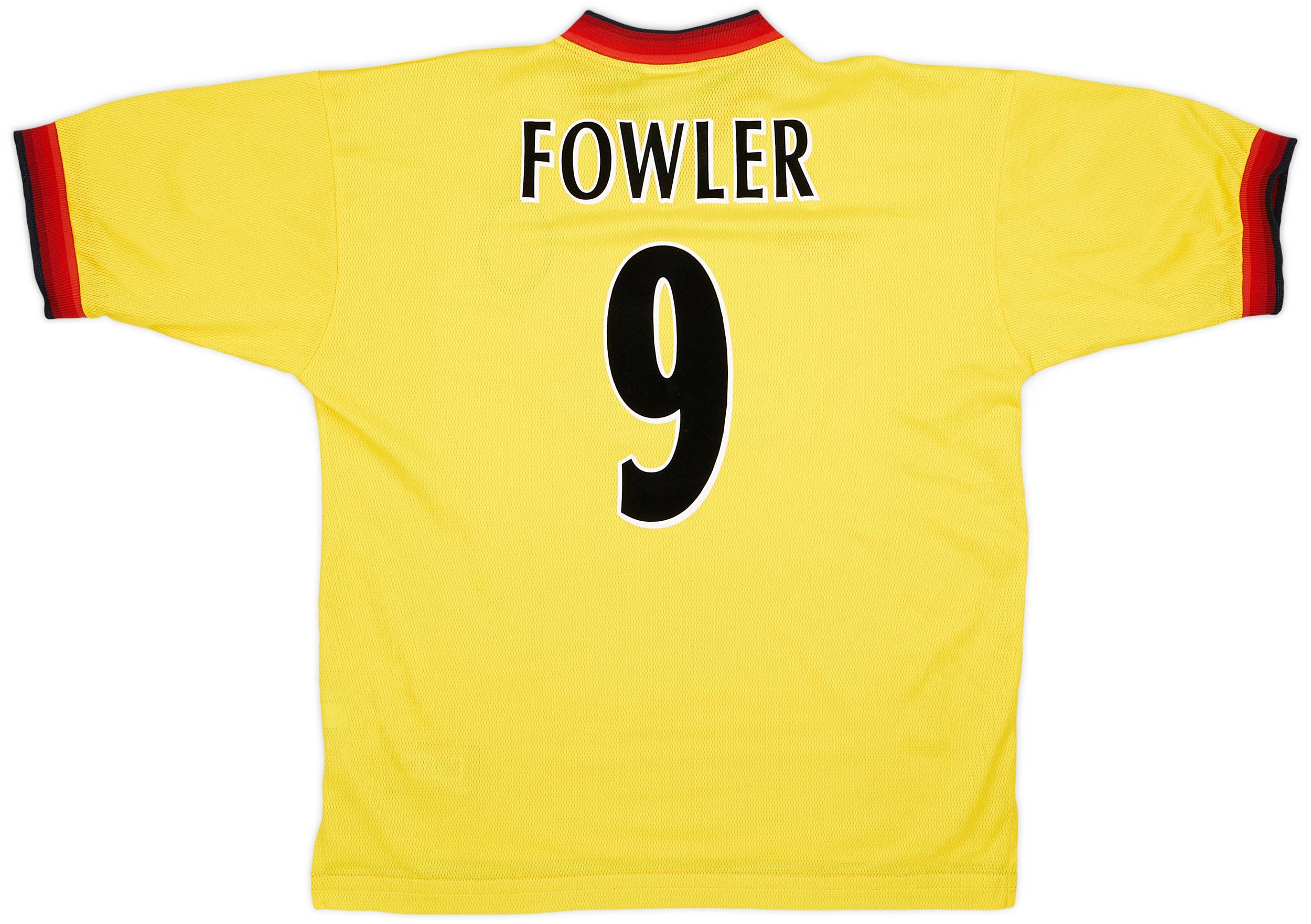 1997-99 Liverpool Away Shirt Fowler #9 - 9/10 - (XXL)