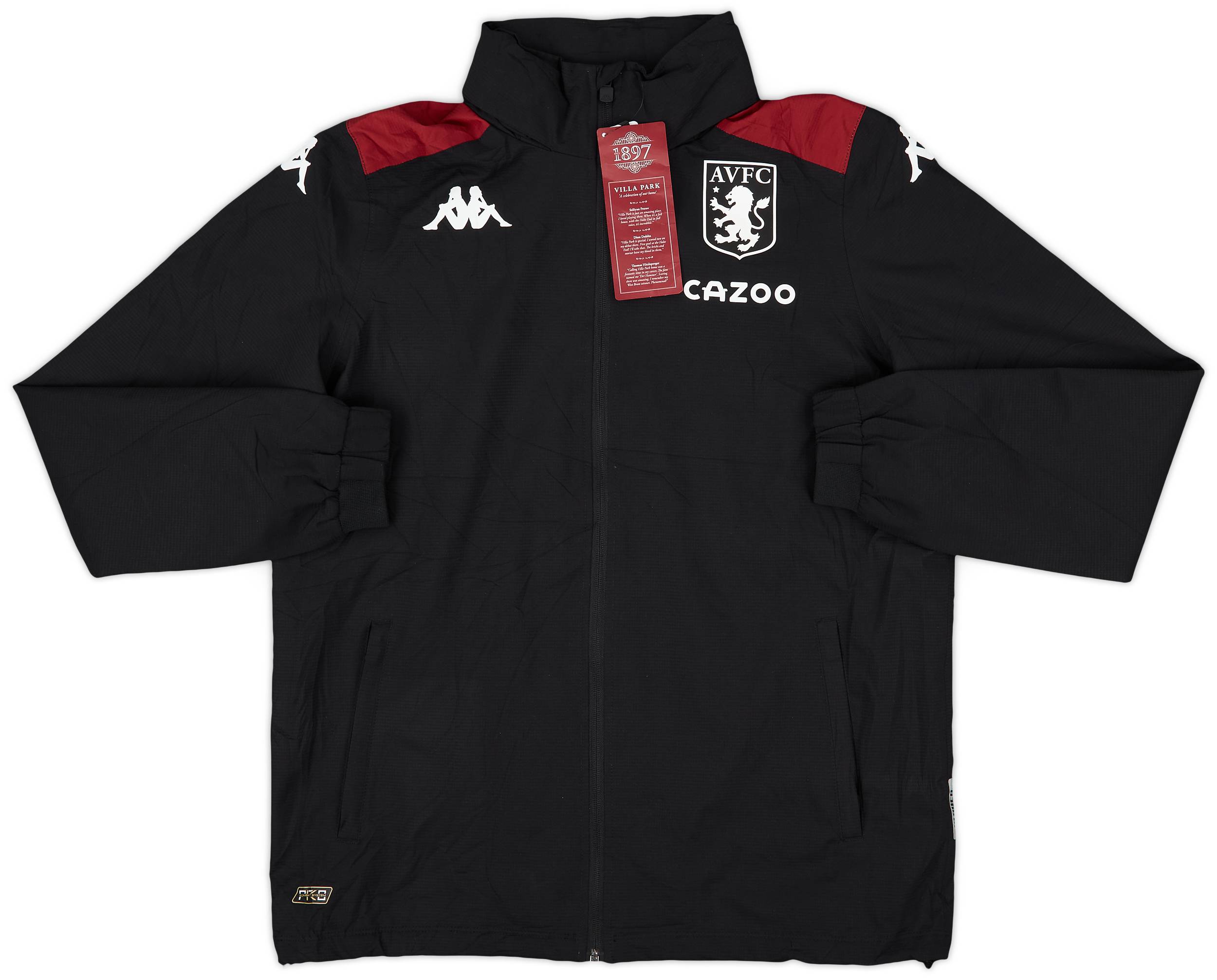 2020-21 Aston Villa Kappa Hooded Track Jacket (M)