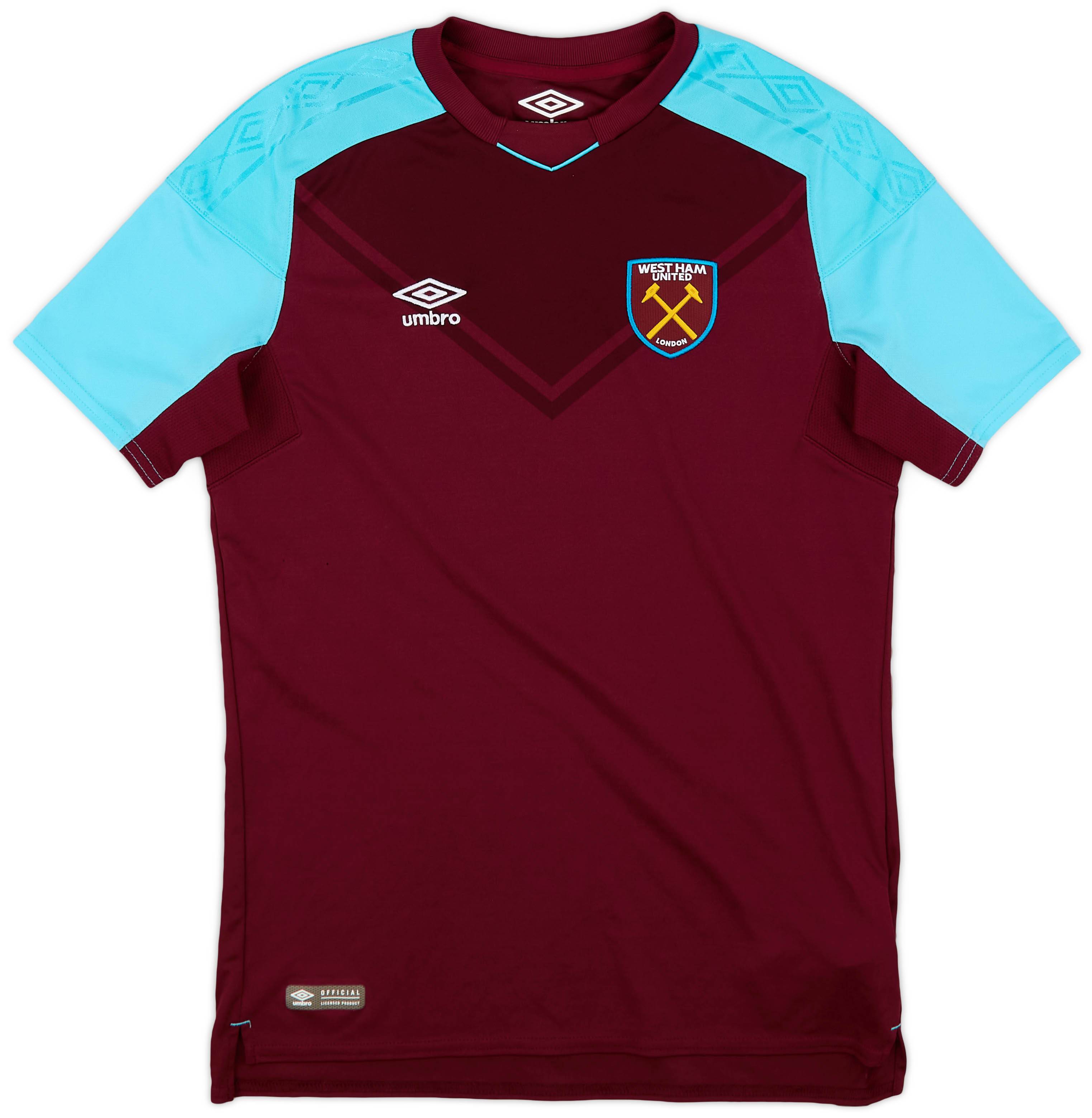 2017-18 West Ham Home Shirt - 9/10 - (XL.Boys)