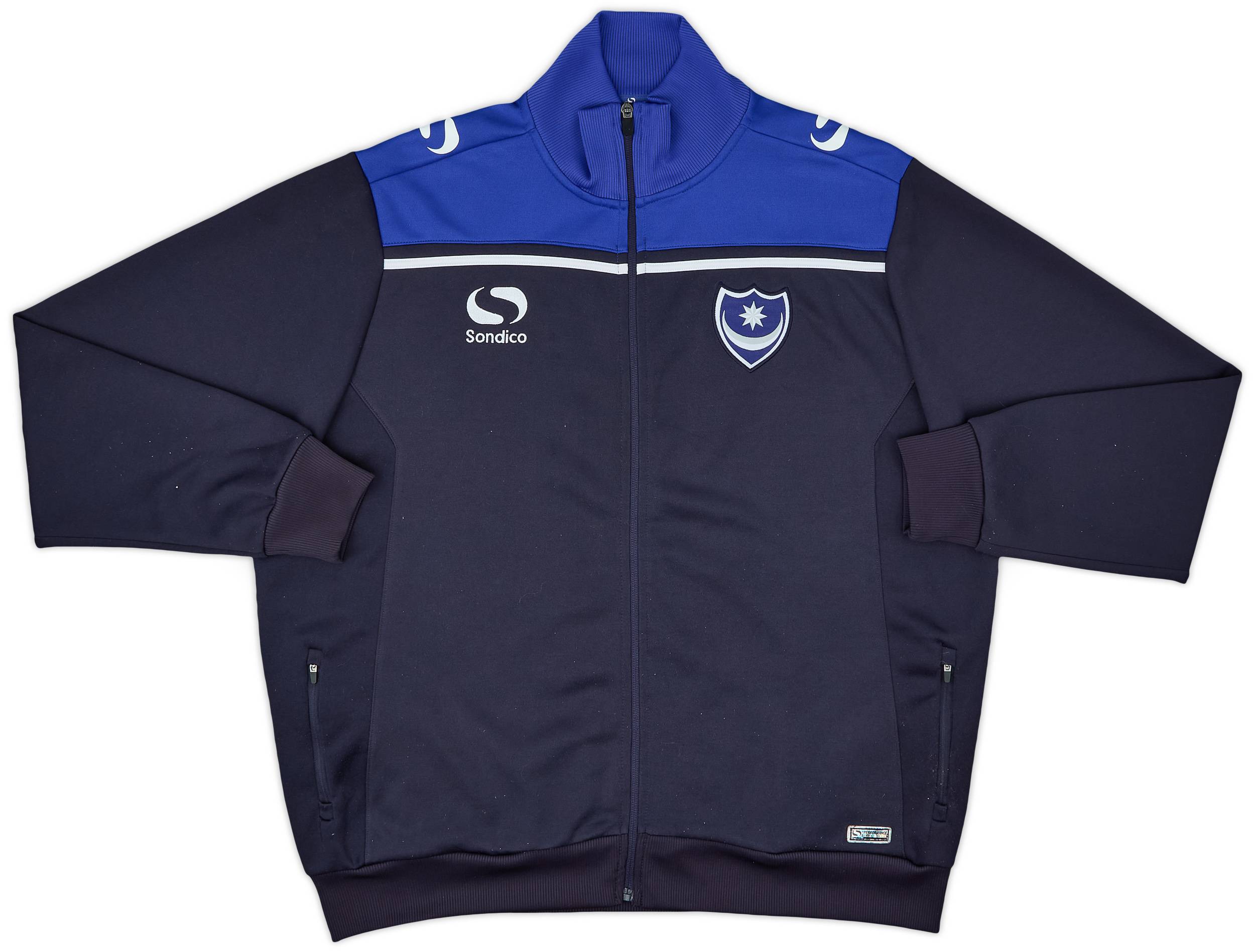 2014-15 Portsmouth Sondico Track Jacket - 8/10 - (XL)