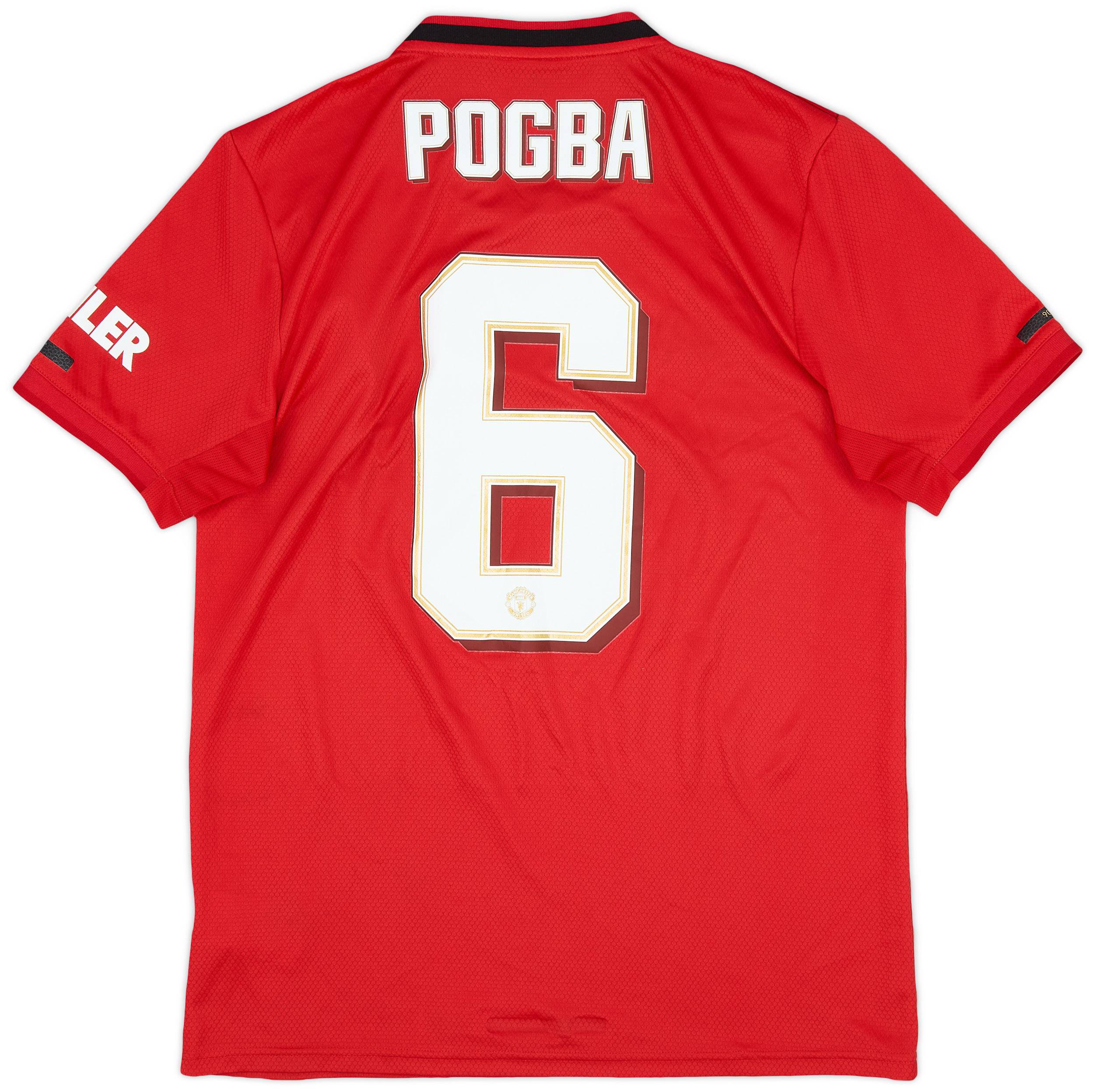 2019-20 Manchester United Home Shirt Pogba #6 - 6/10 - (M)