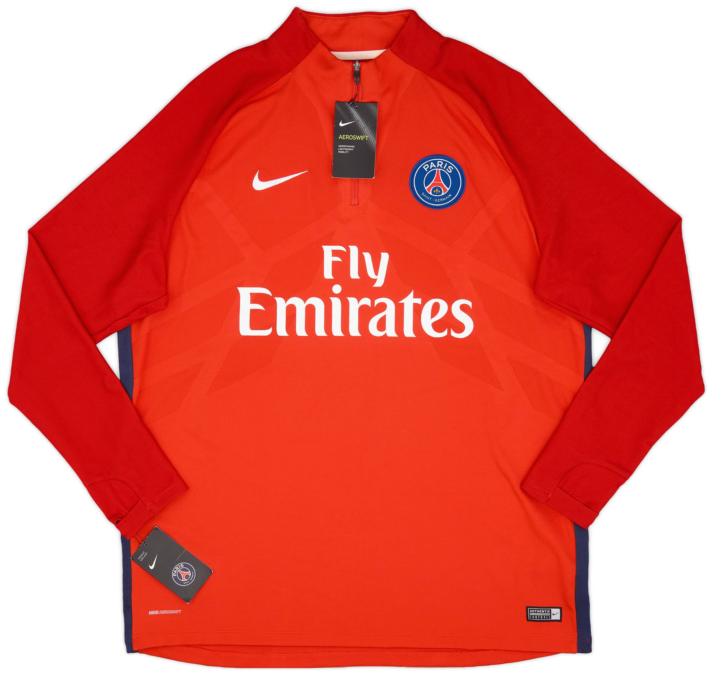 2017 18 Paris Saint Germain Nike Player Issue Aeroswift 1 4 Zip Drill Top XXL