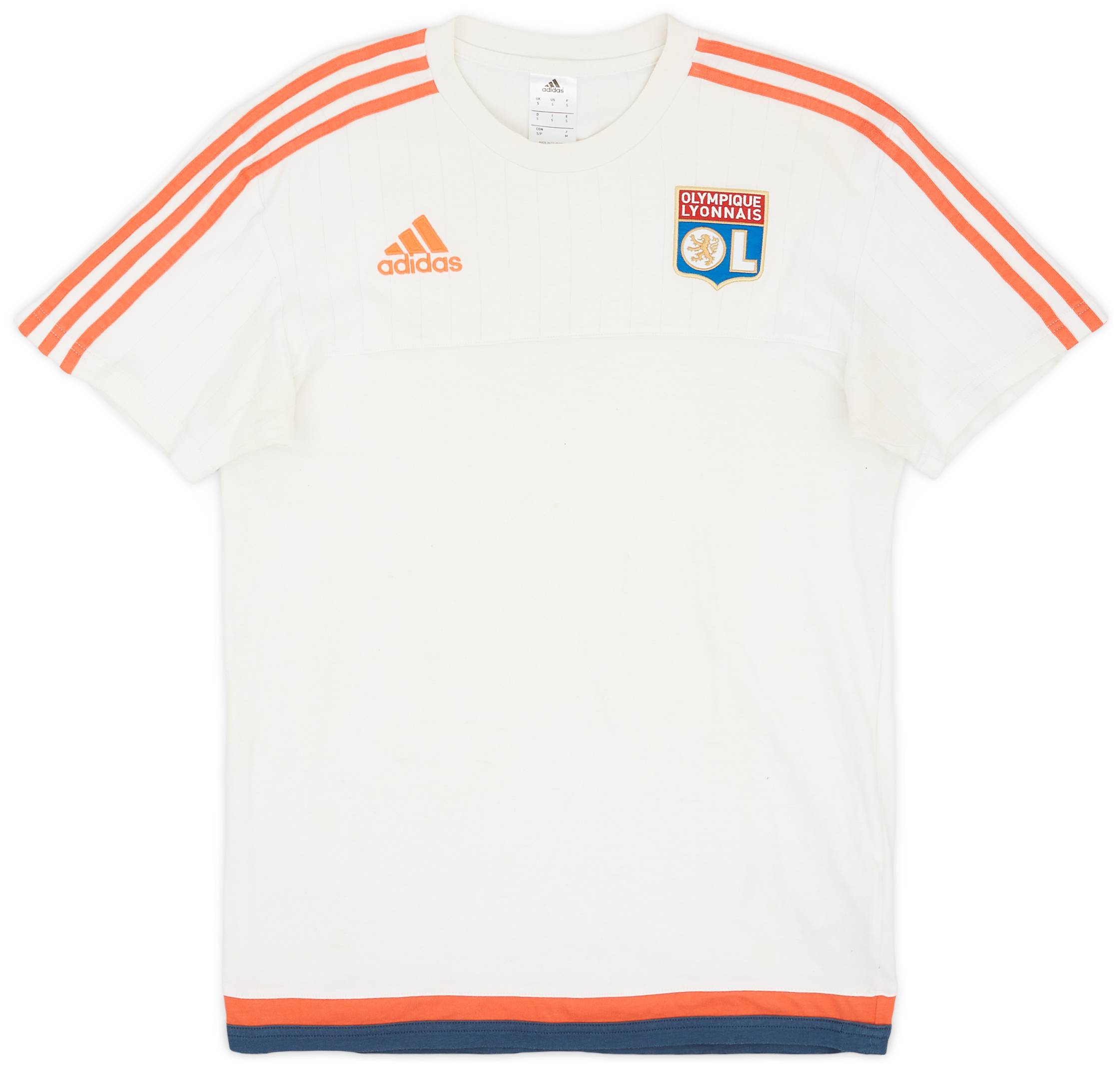 2015-16 Lyon adidas Cotton Tee - 9/10 - (S)