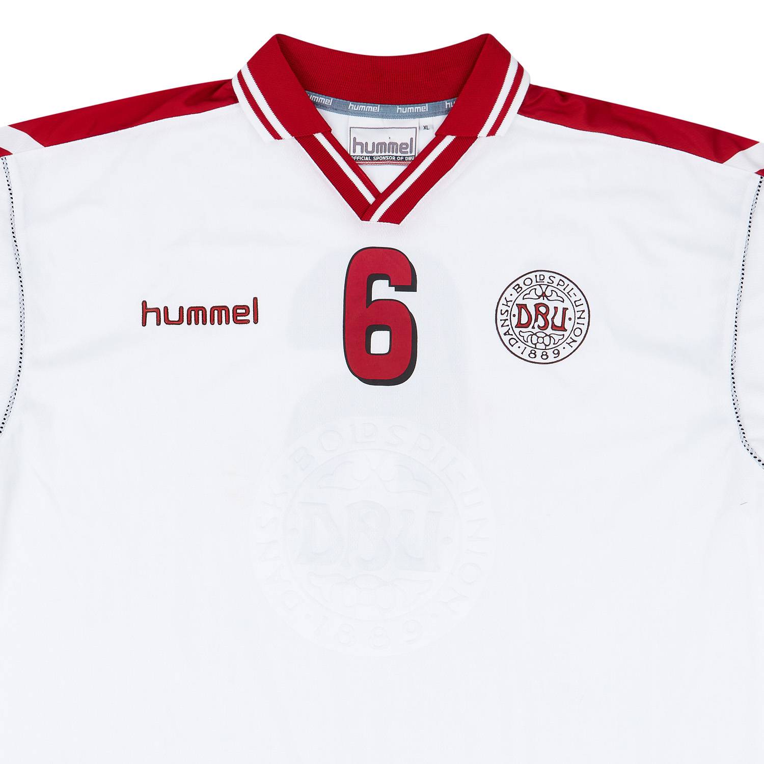 ウェア 1998 Denmark  kit Hummel 90s DENMARK National Team 1998 WC medium Football HUMMEL Shirt