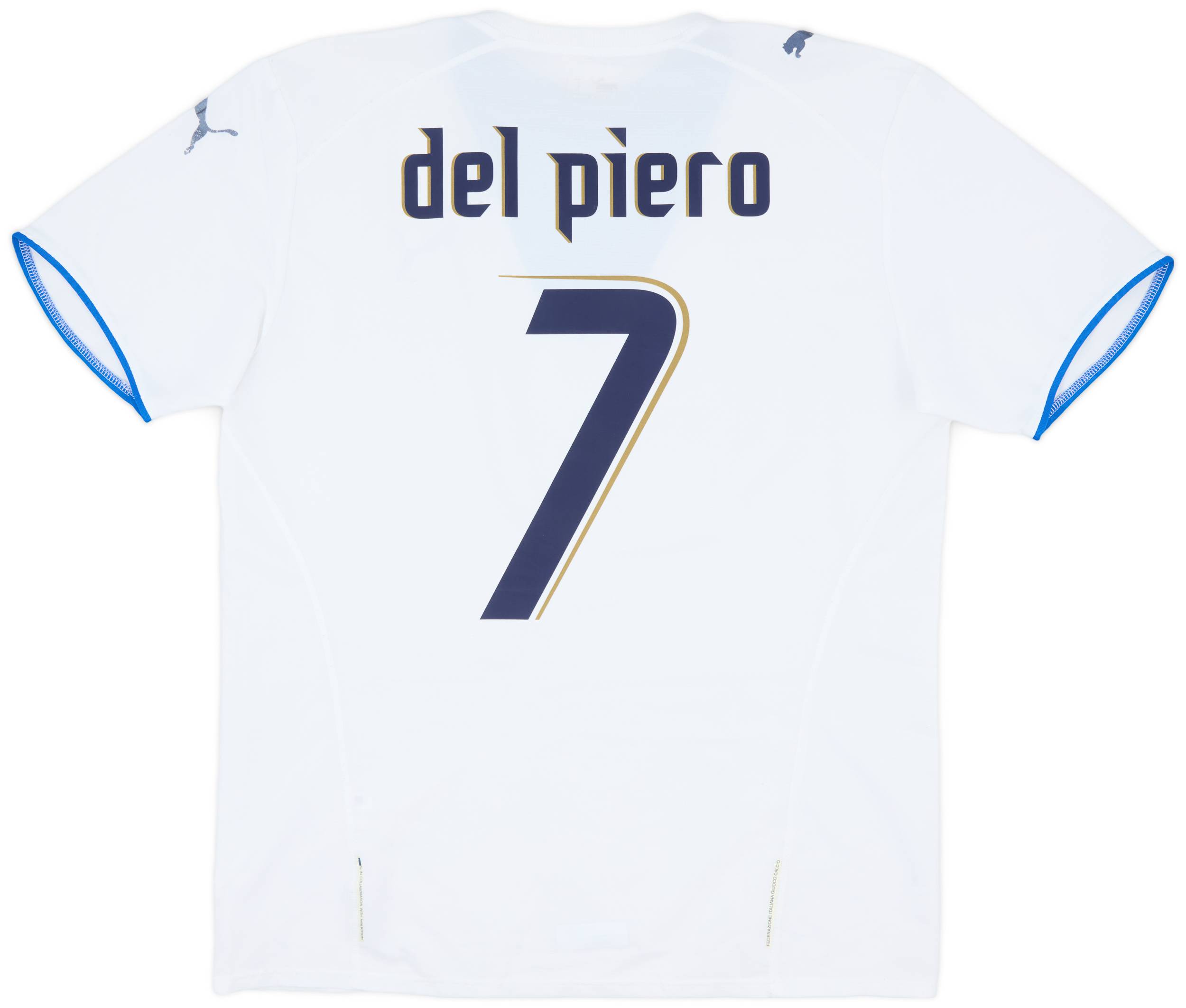 2006 Italy Away Shirt Del Piero #7 - 7/10 - (L)