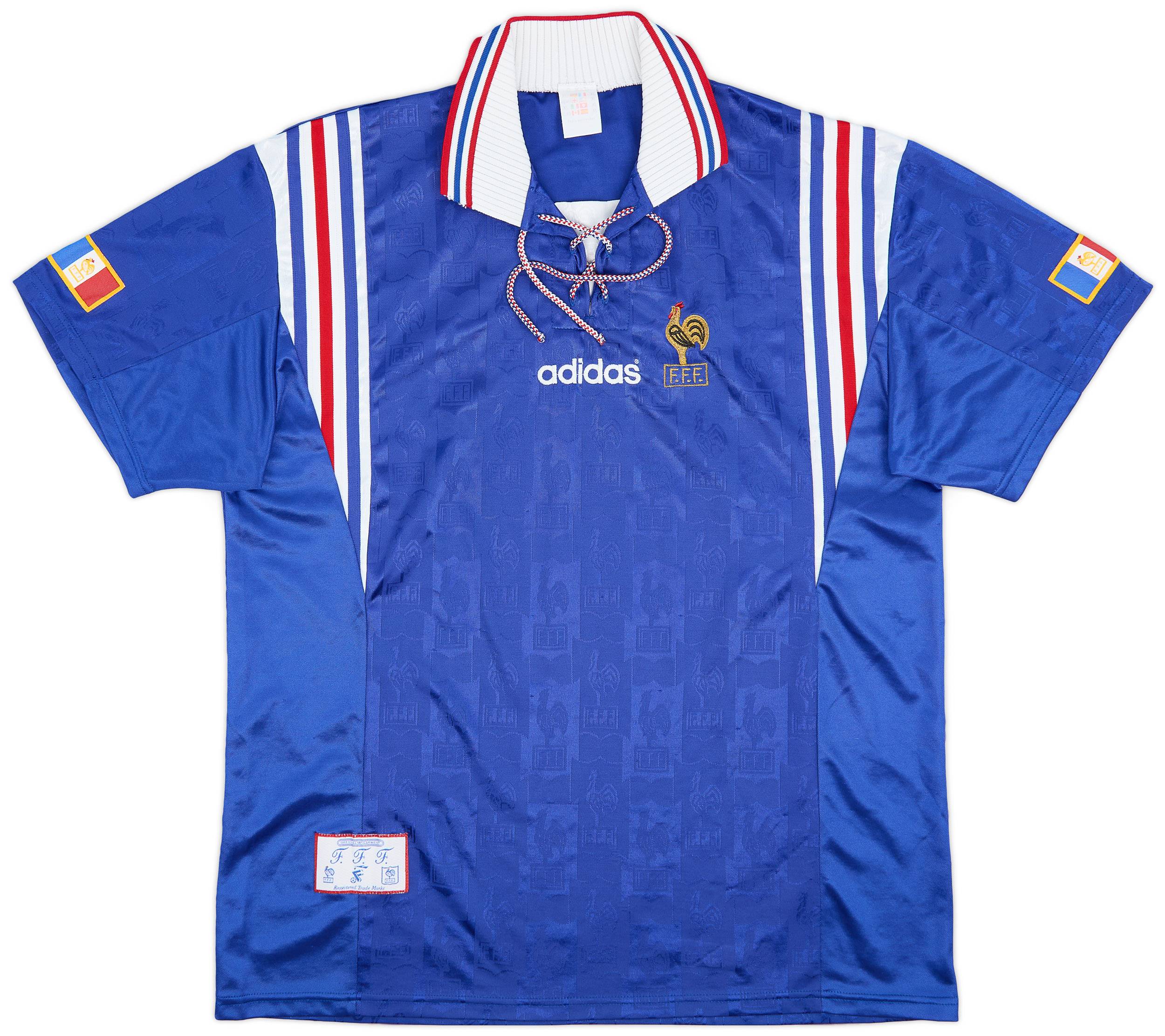 1996-98 France Home Shirt - 9/10 - (XL)