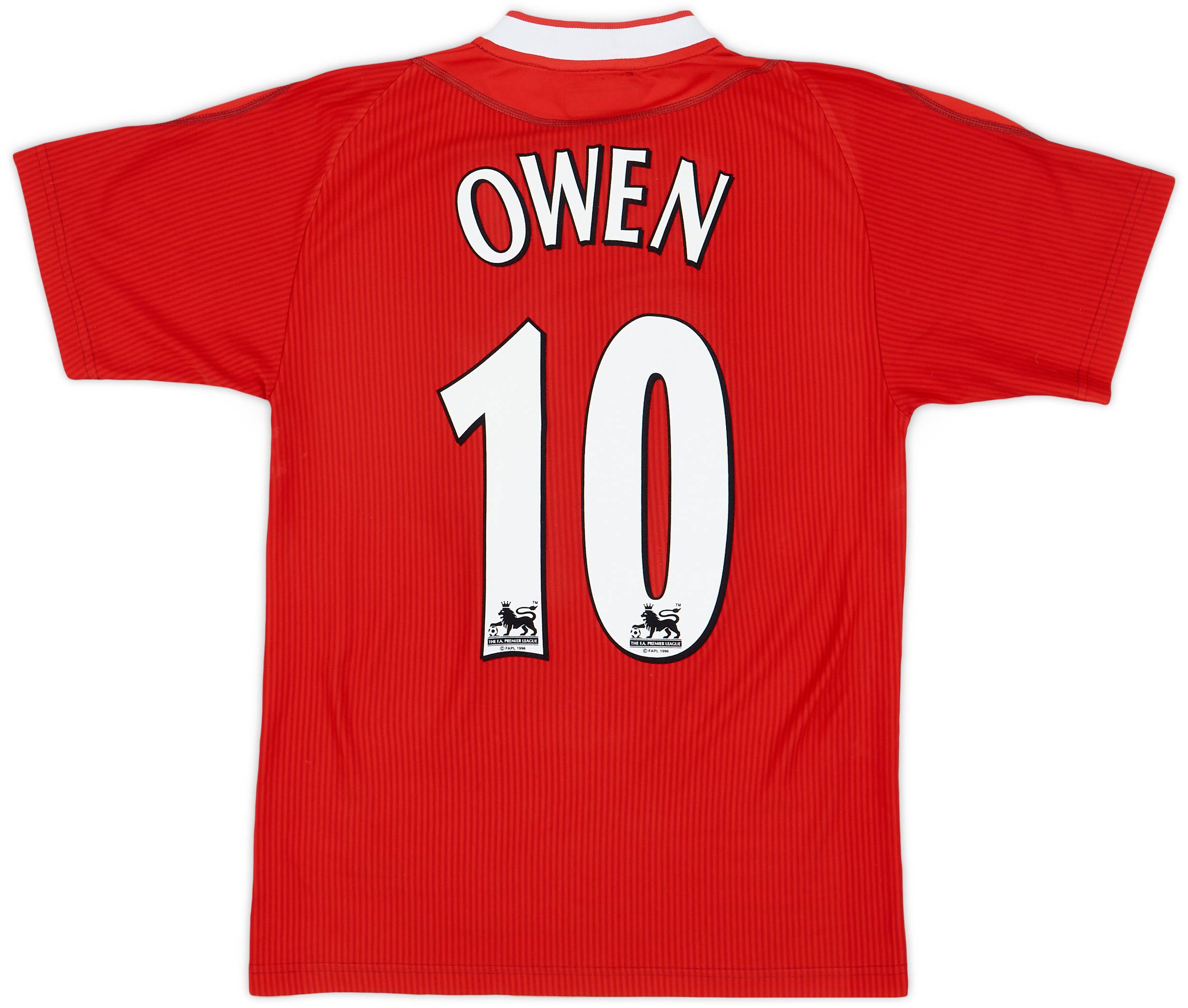 2002-04 Liverpool Home Shirt Owen #10 - 9/10 - (S)