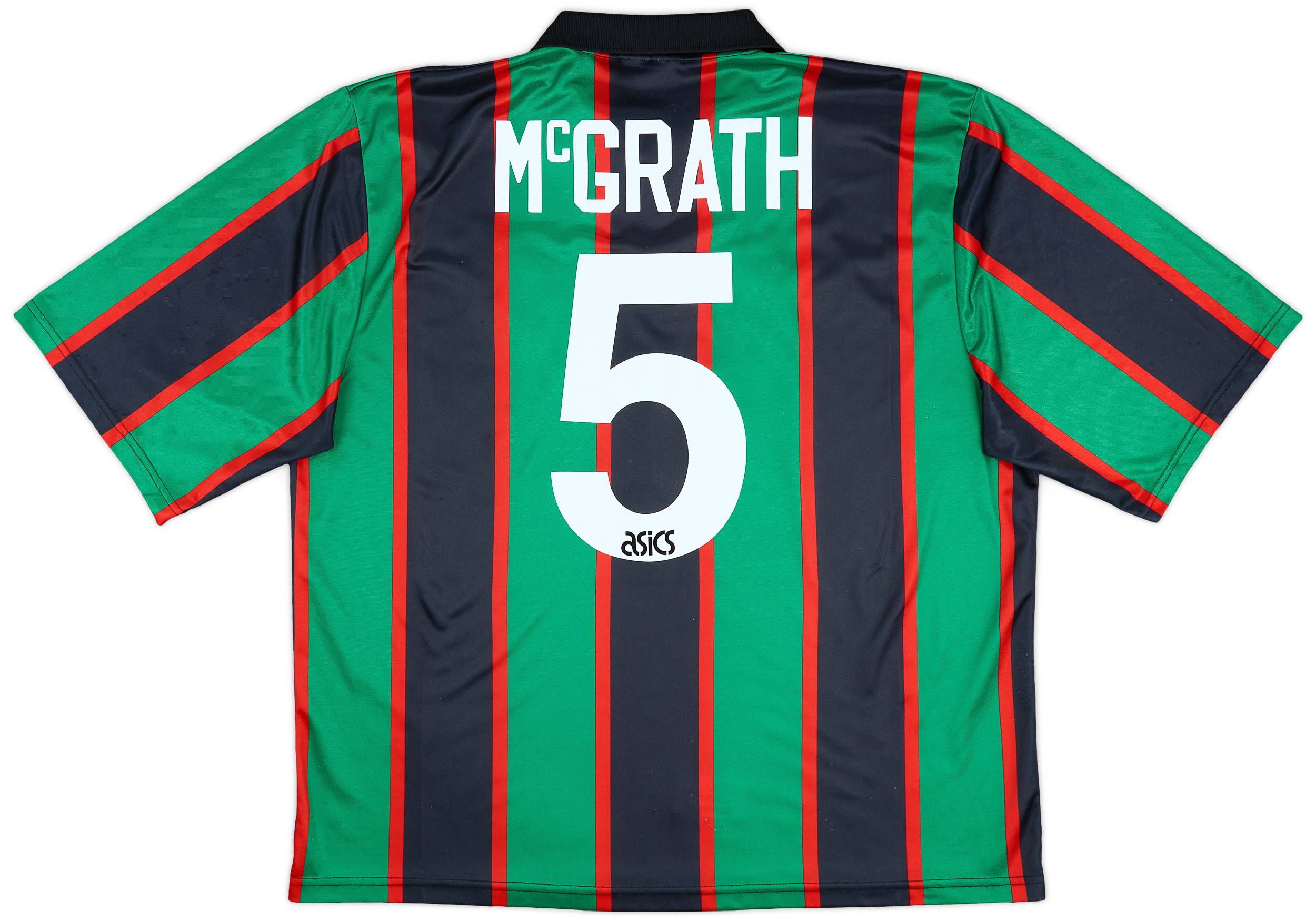 1993-95 Aston Villa Away Shirt McGrath #5 - 7/10 - (XXL)