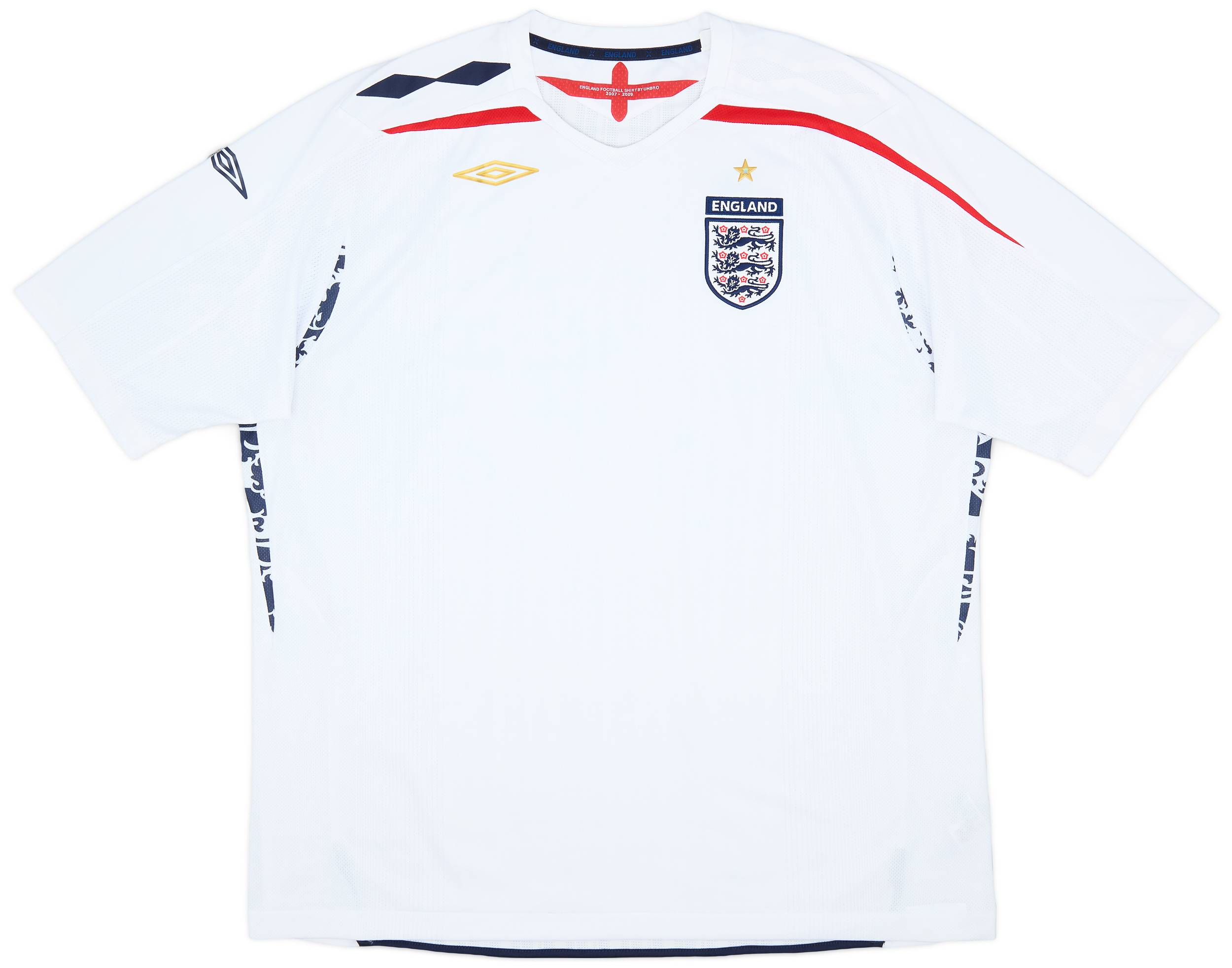 2007-09 England Home Shirt - 10/10 - (3XL)