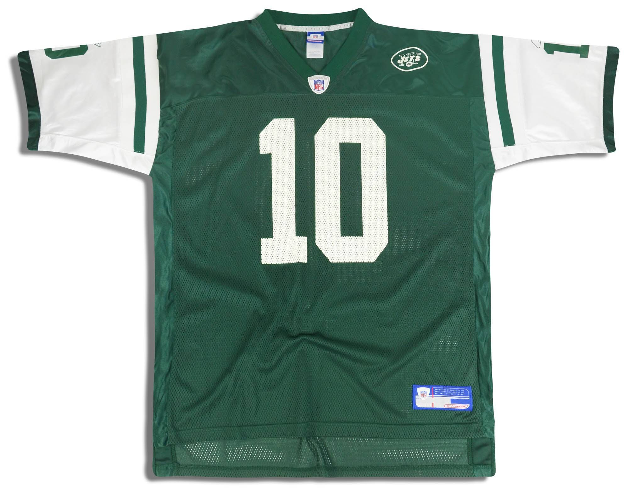 2002-04 New York Jets Pennington #10 Reebok On Field Jersey (Home) L
