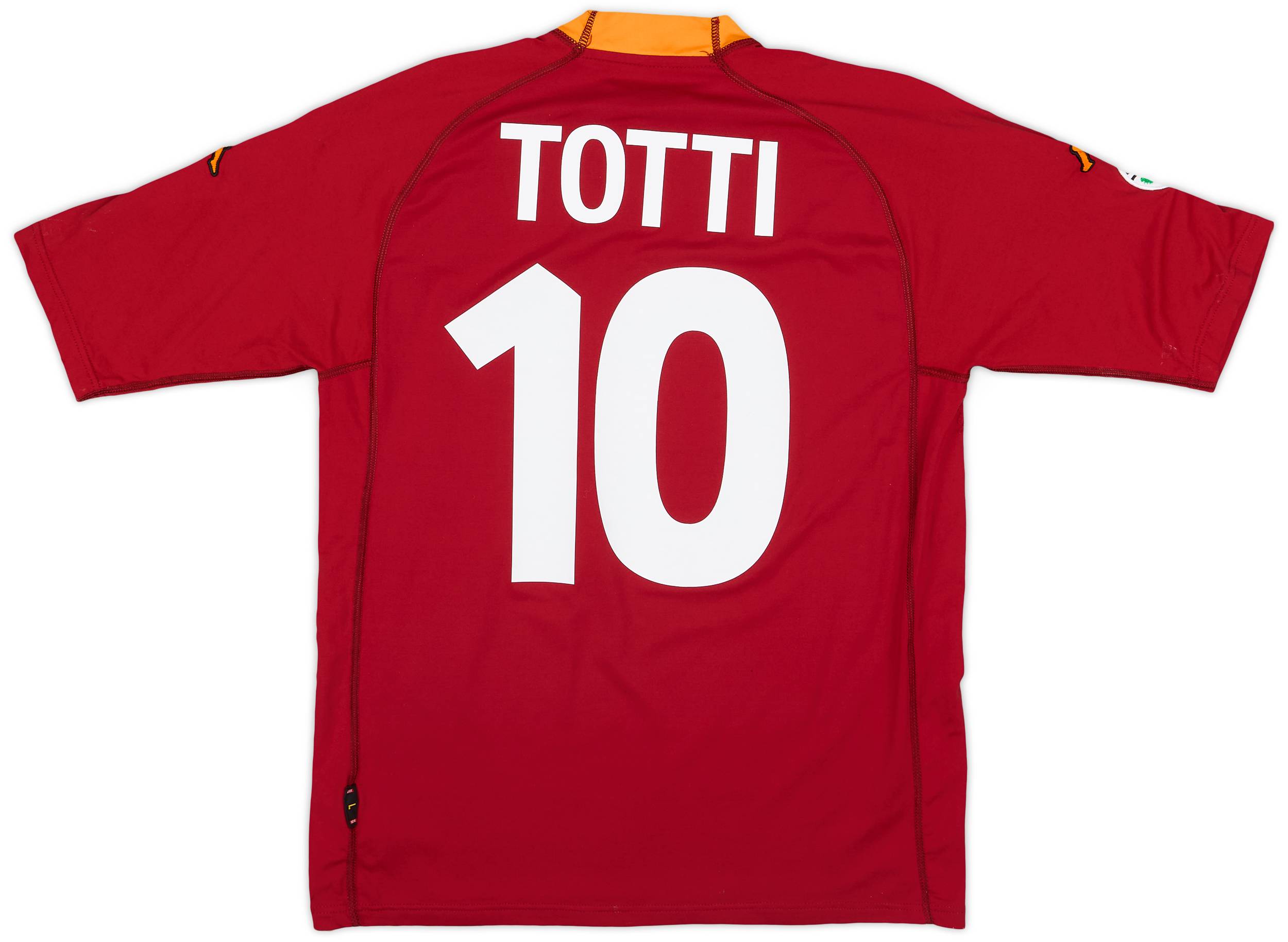 2000-01 Roma Home Shirt Totti #10 - 7/10 - (L)