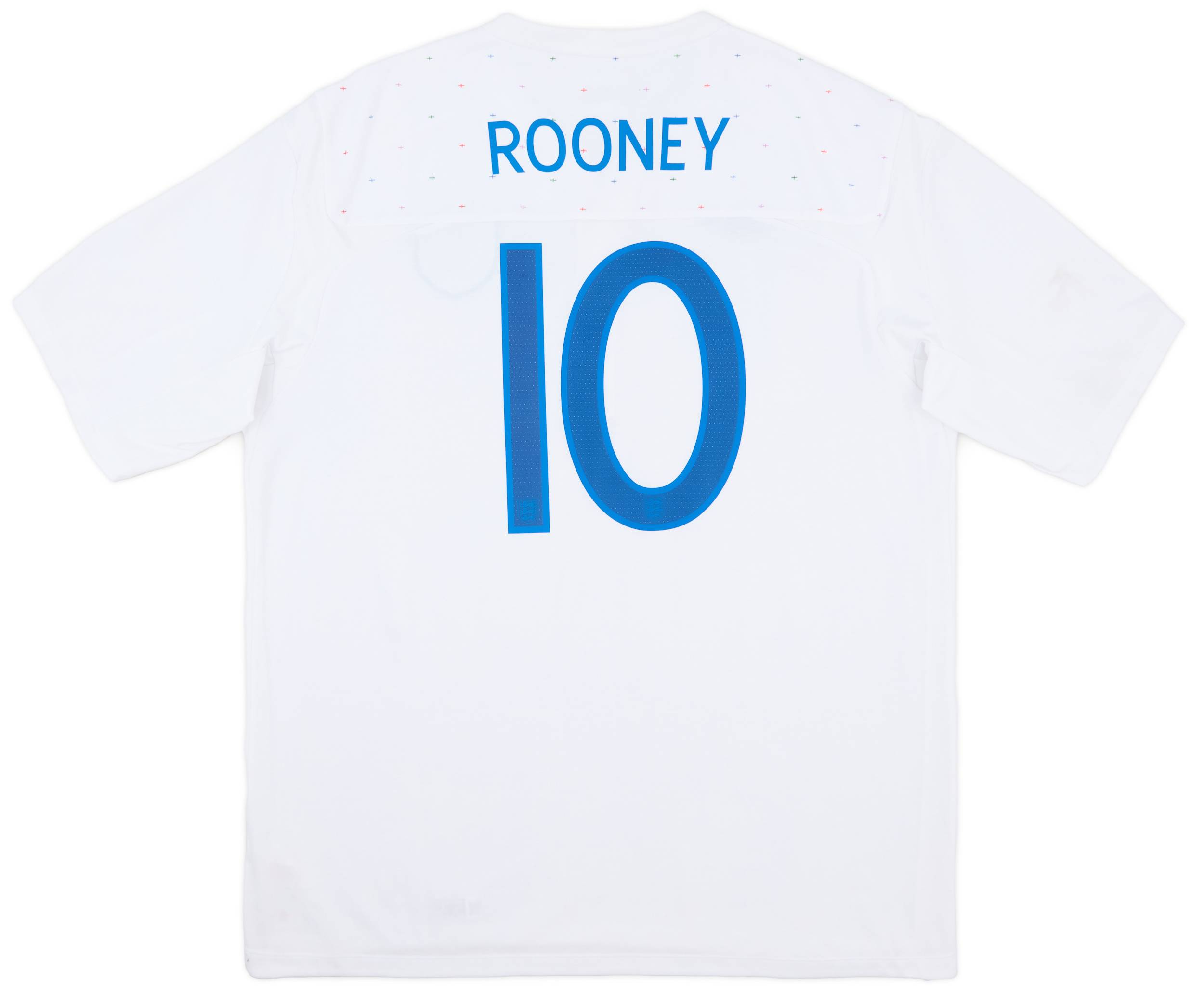 2010-11 England Home Shirt Rooney #10 - 9/10 - (3XL)