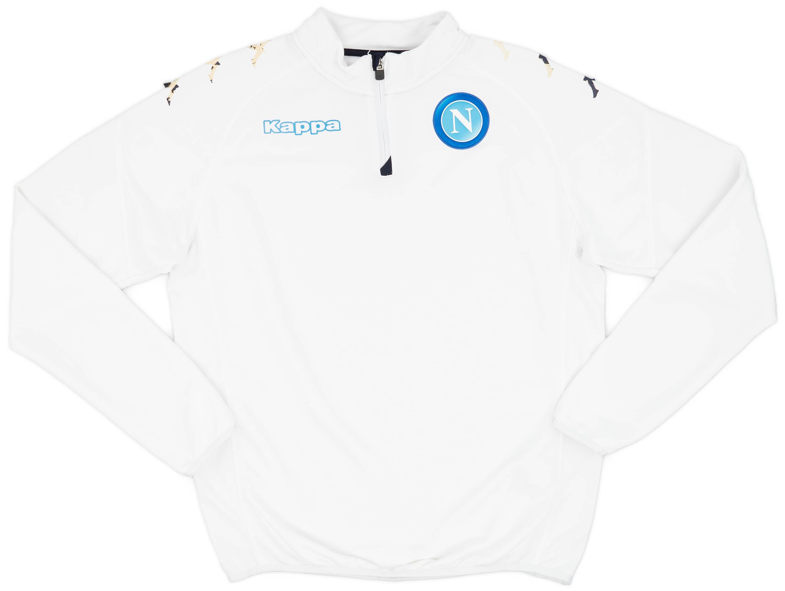 2016-17 Napoli Kappa 1/4 Zip Training Top - 3/10- (L)