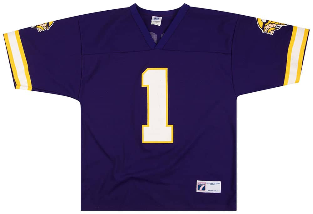 1994-96 Minnesota Vikings Moon #1 Logo 7 Jersey (Home) M