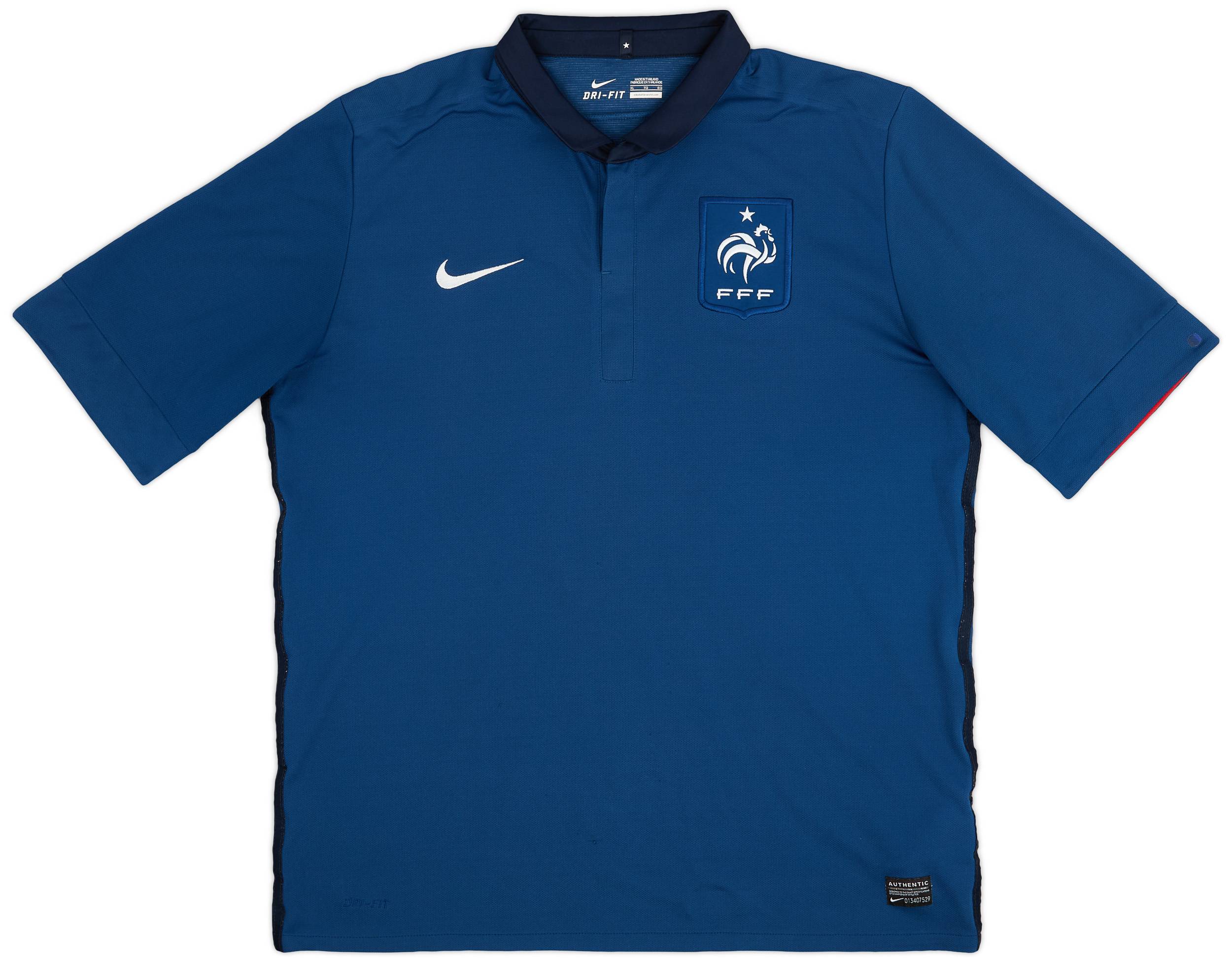 2011-12 France Home Shirt - 9/10 - (XL)