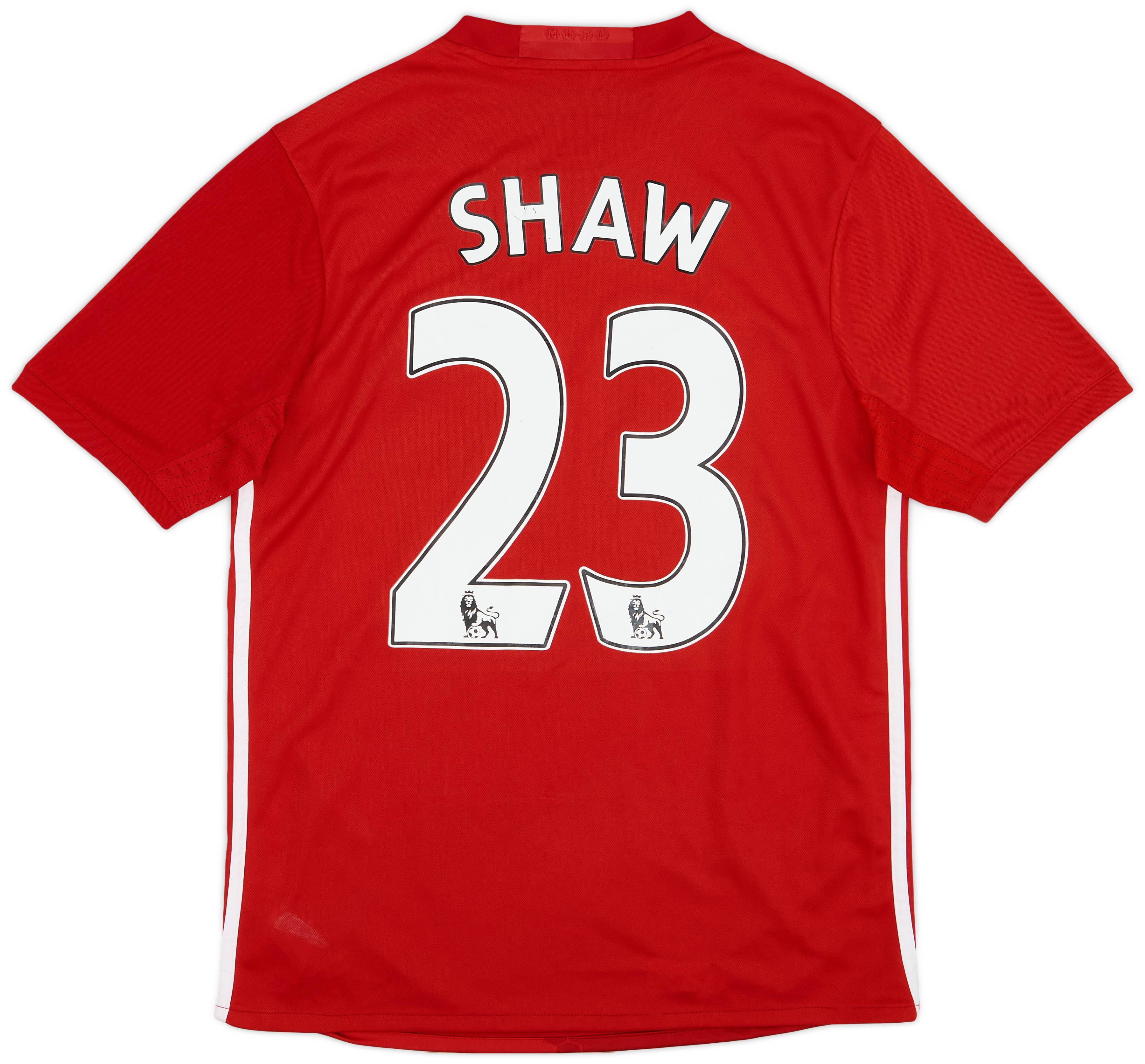 2016-17 Manchester United Home Shirt Shaw #23 - 8/10 - (L)