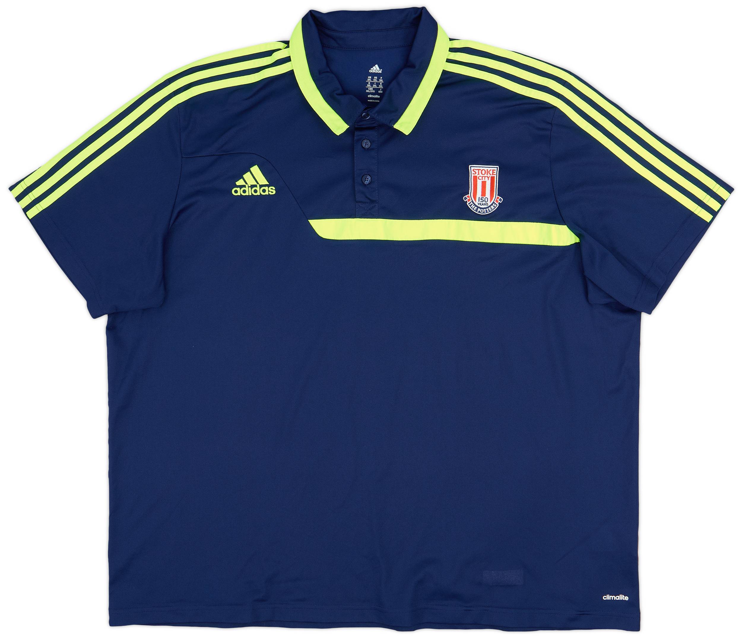 2013 14 Stoke City adidas Polo Shirt 10 10 3XL