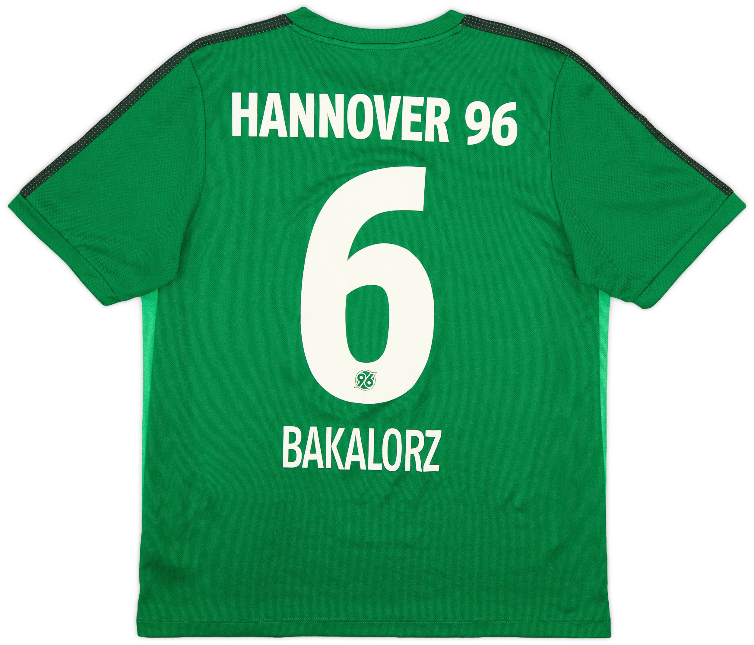 2016-17 Hannover 96 Jako Training Shirt Bakalorz #6 - 9/10 - (XS)