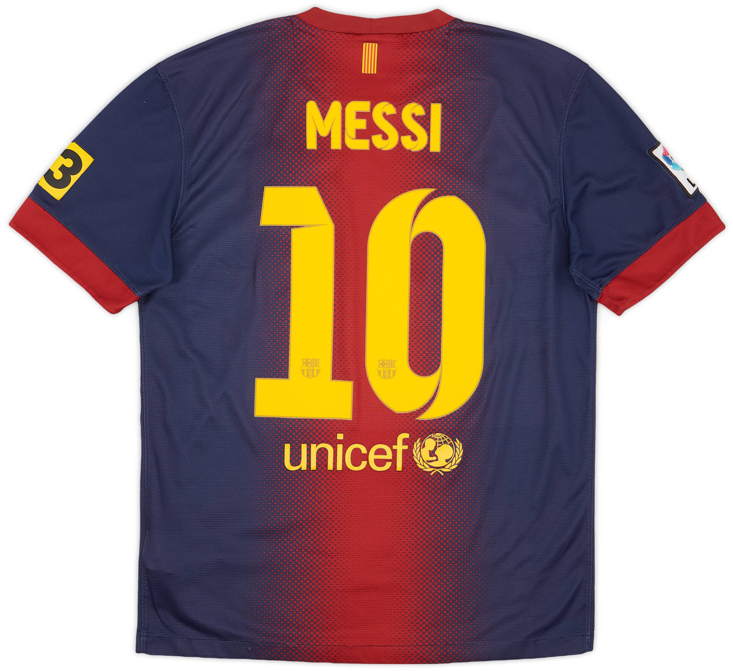 2012-13 Barcelona Home Shirt Messi #10 - 8/10 - (M)