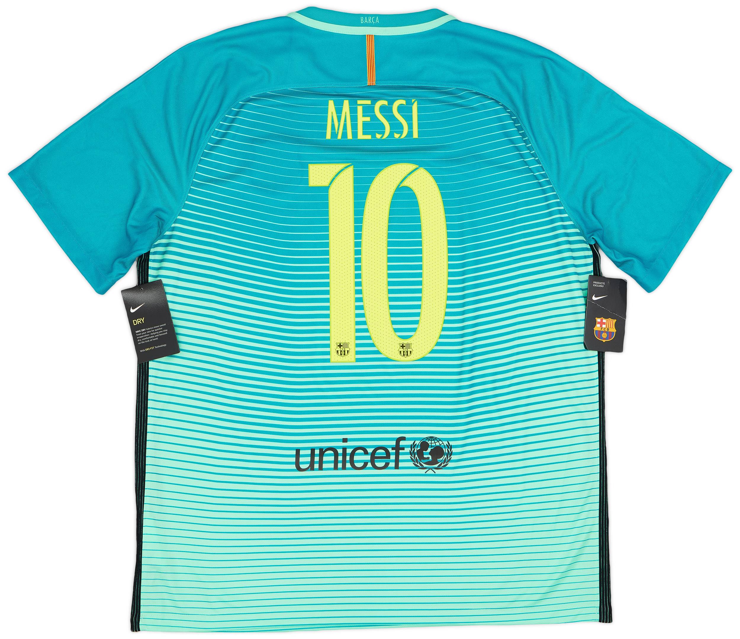 2016-17 Barcelona Third Shirt Messi #10 (XL)