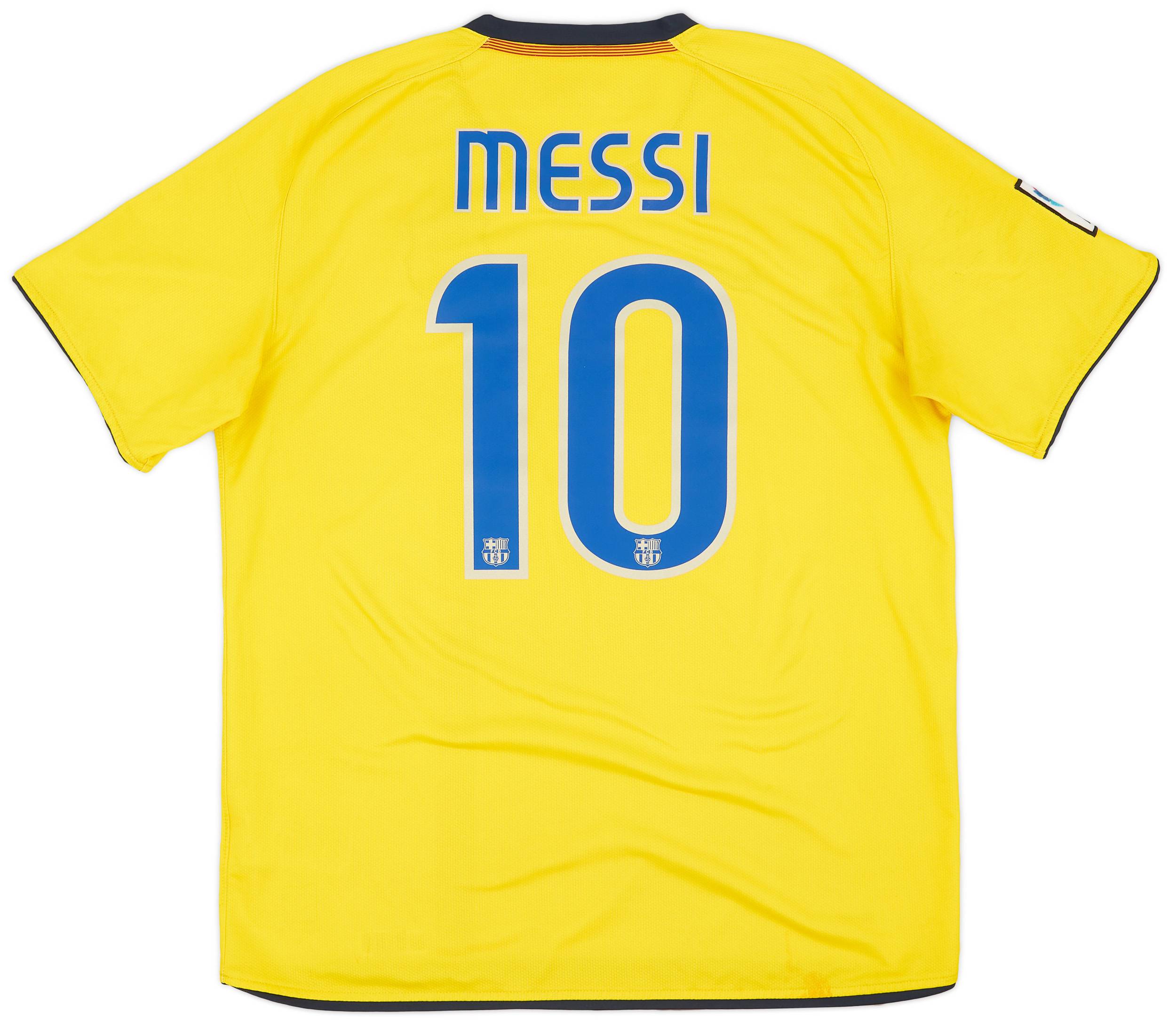 2008-10 Barcelona Away Shirt Messi #10 - 6/10 - (L)