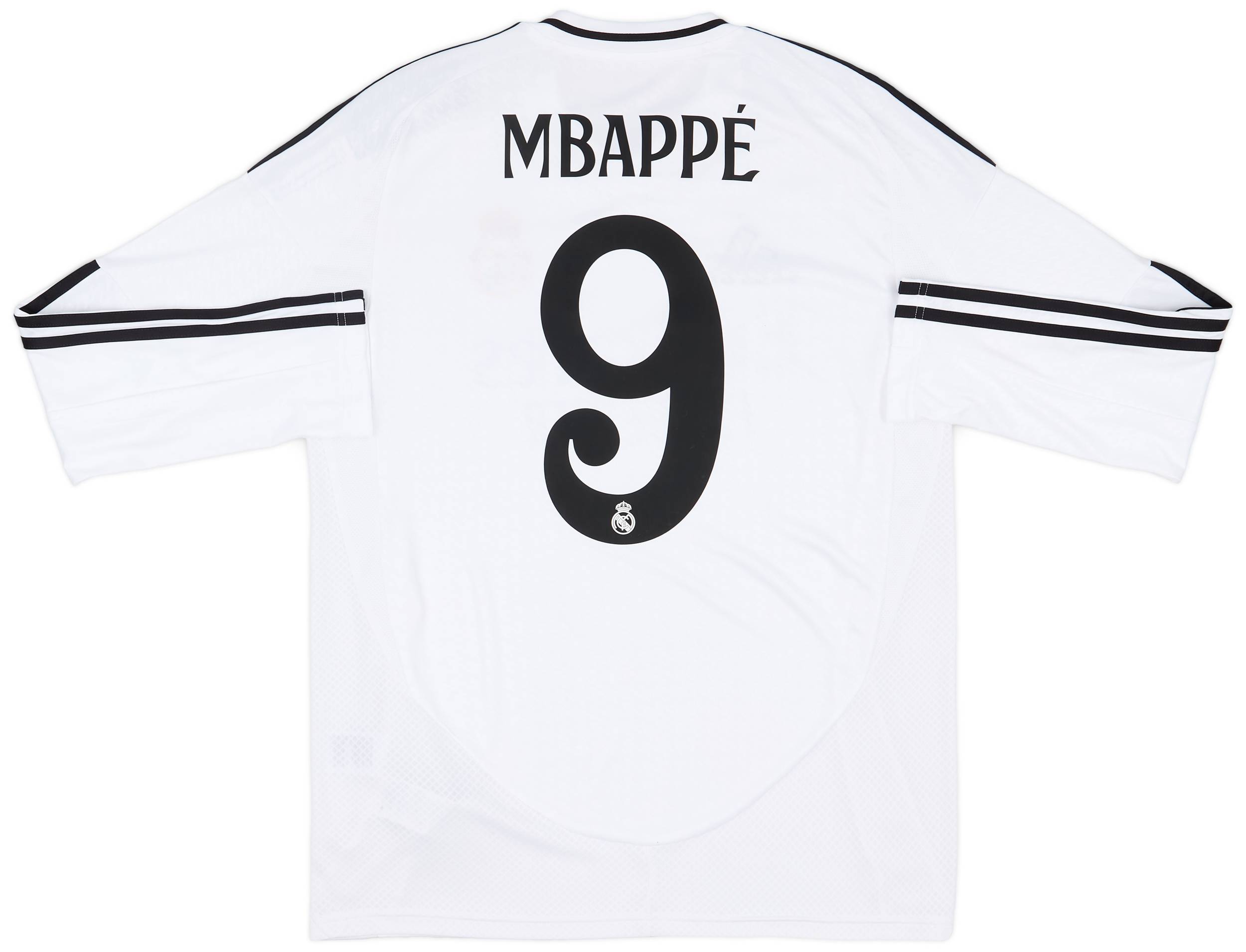 2024-25 Real Madrid Home L/S Shirt Mbappe #9