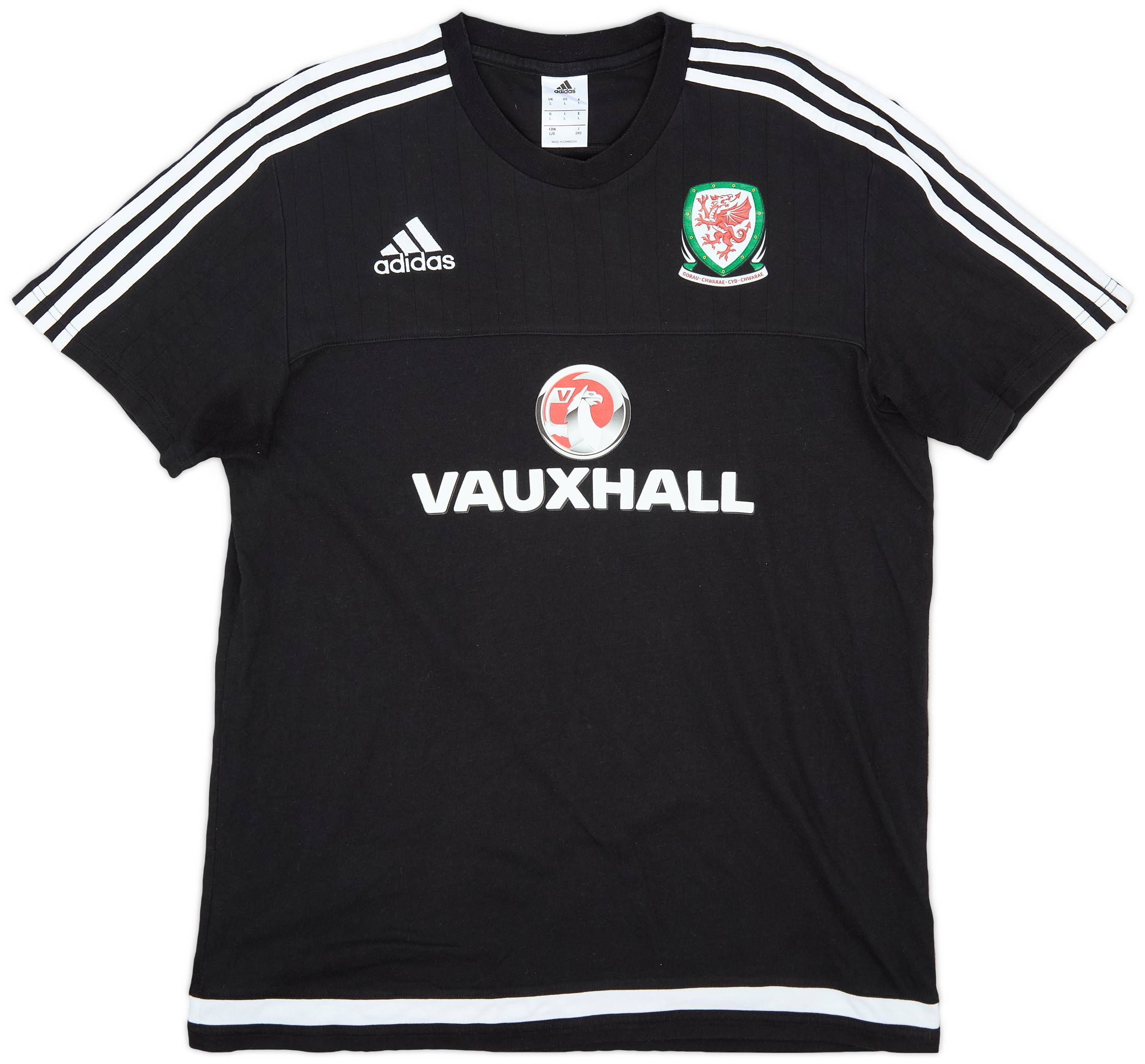 2015-16 Wales adidas Training Shirt - 8/10 - (L)