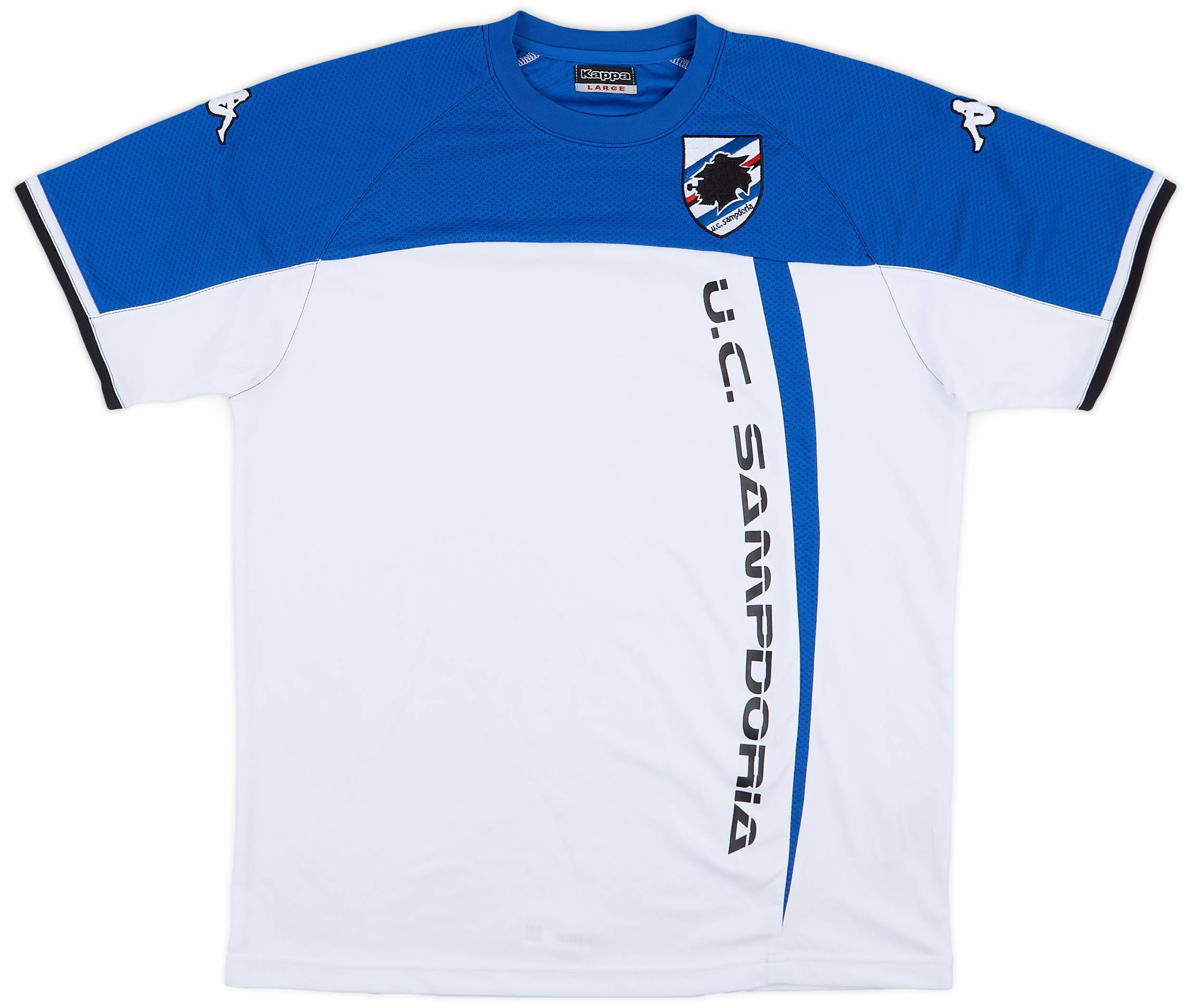 2008 09 Sampdoria Kappa Training Shirt 10 10 L