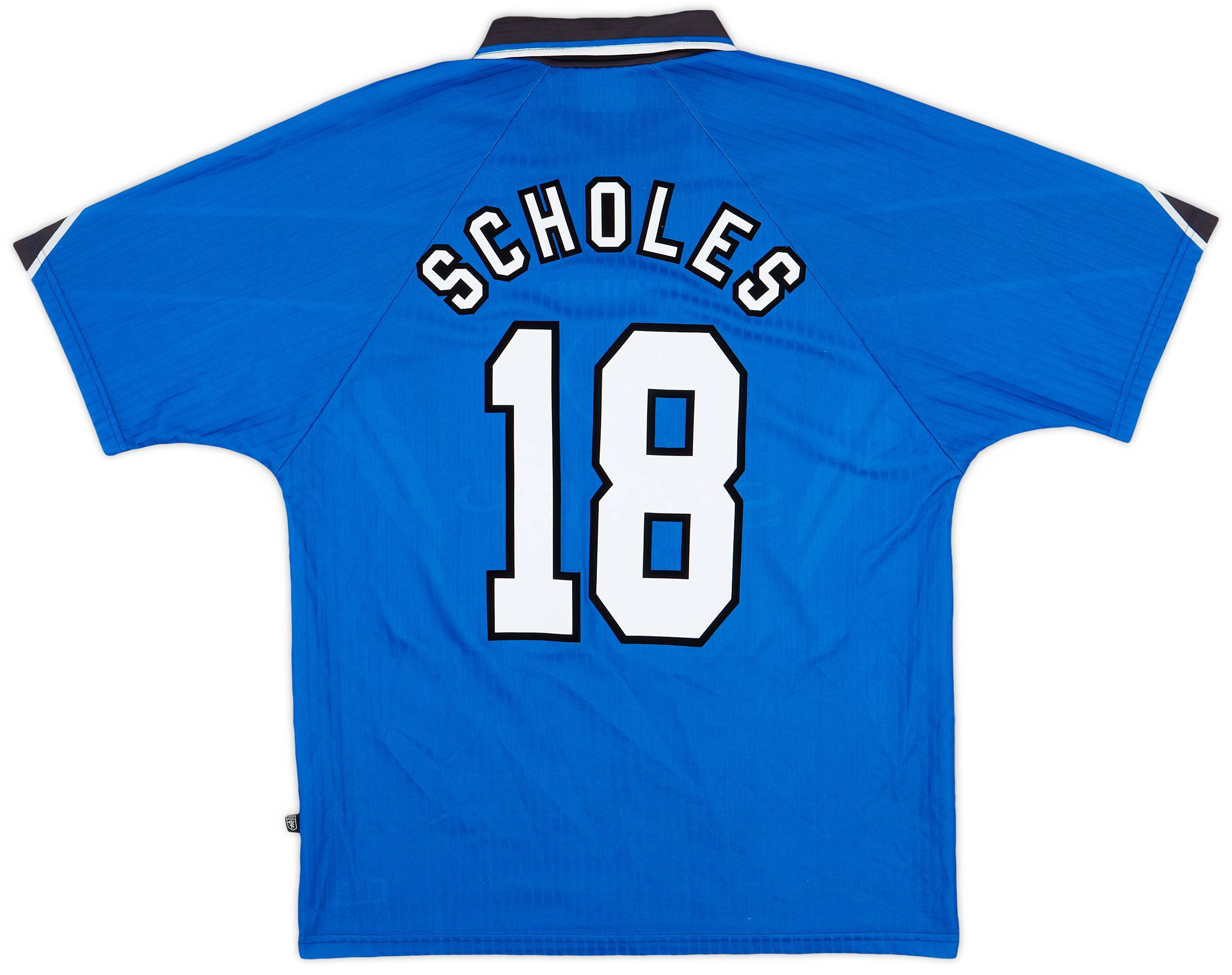 1996-98 Manchester United Third Shirt Scholes #18 - 7/10 - (L)