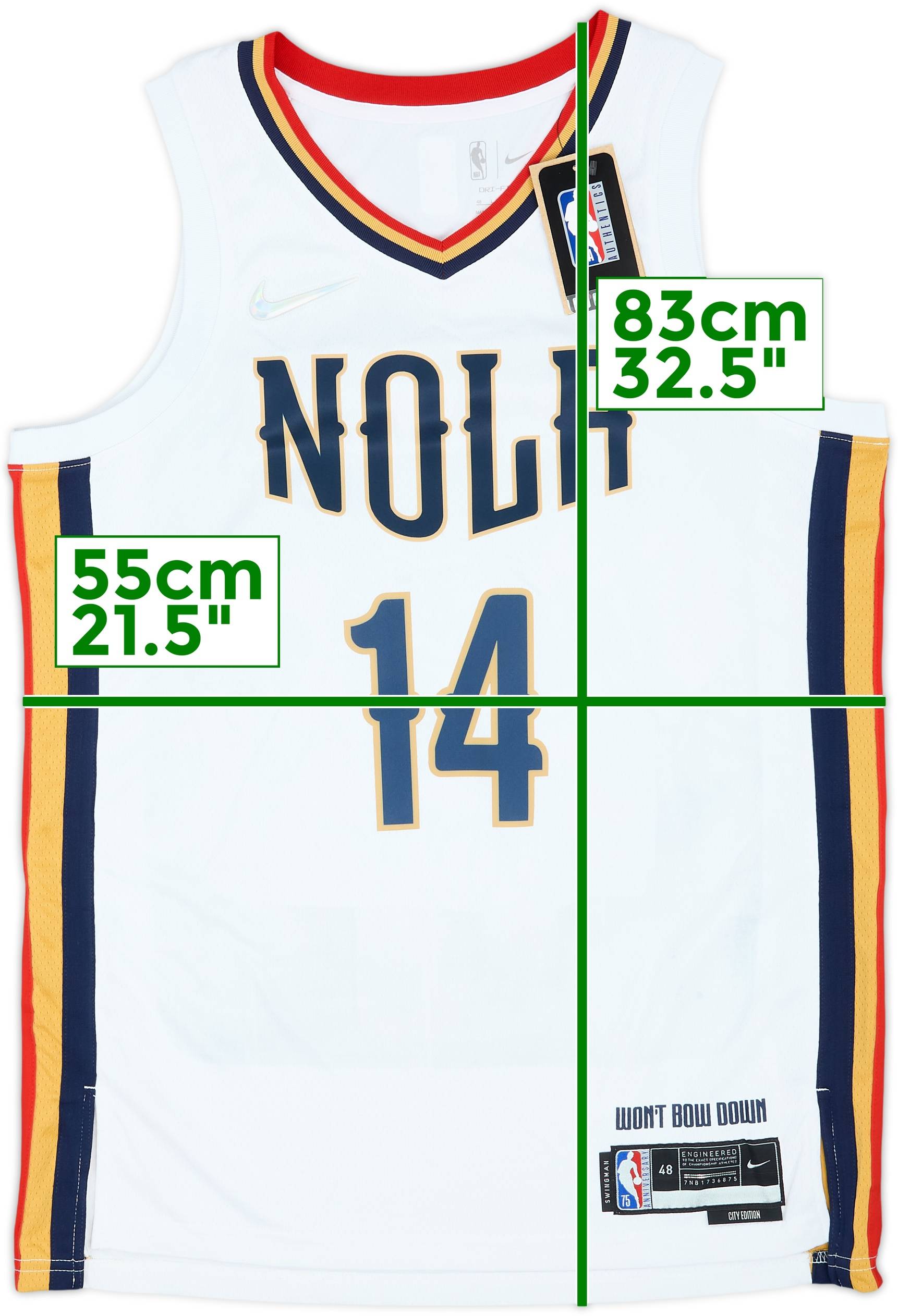 2021-22 New Orleans Pelicans Ingram #14 Nike Swingman Alternate