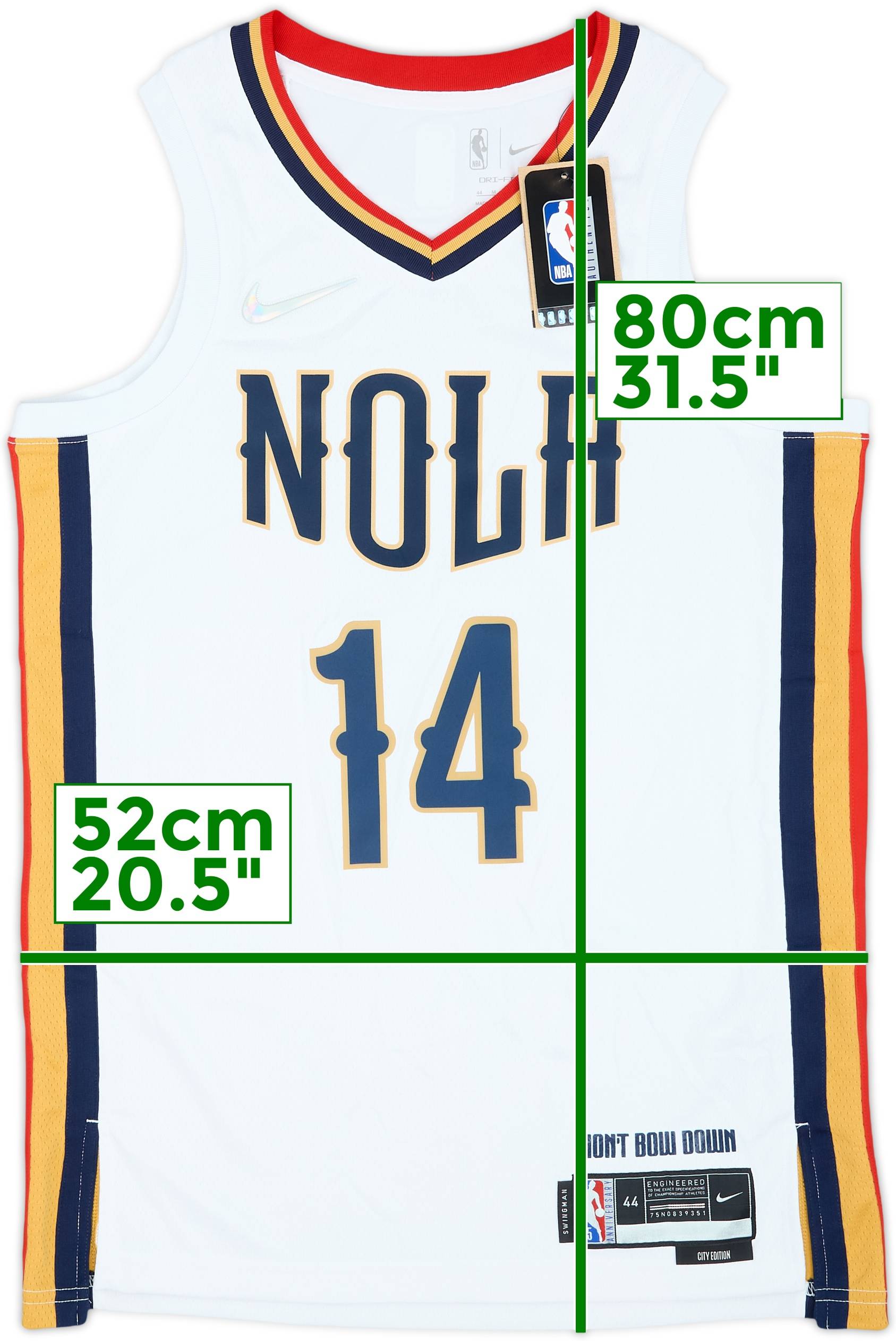 2021-22 New Orleans Pelicans Ingram #14 Nike Swingman Alternate