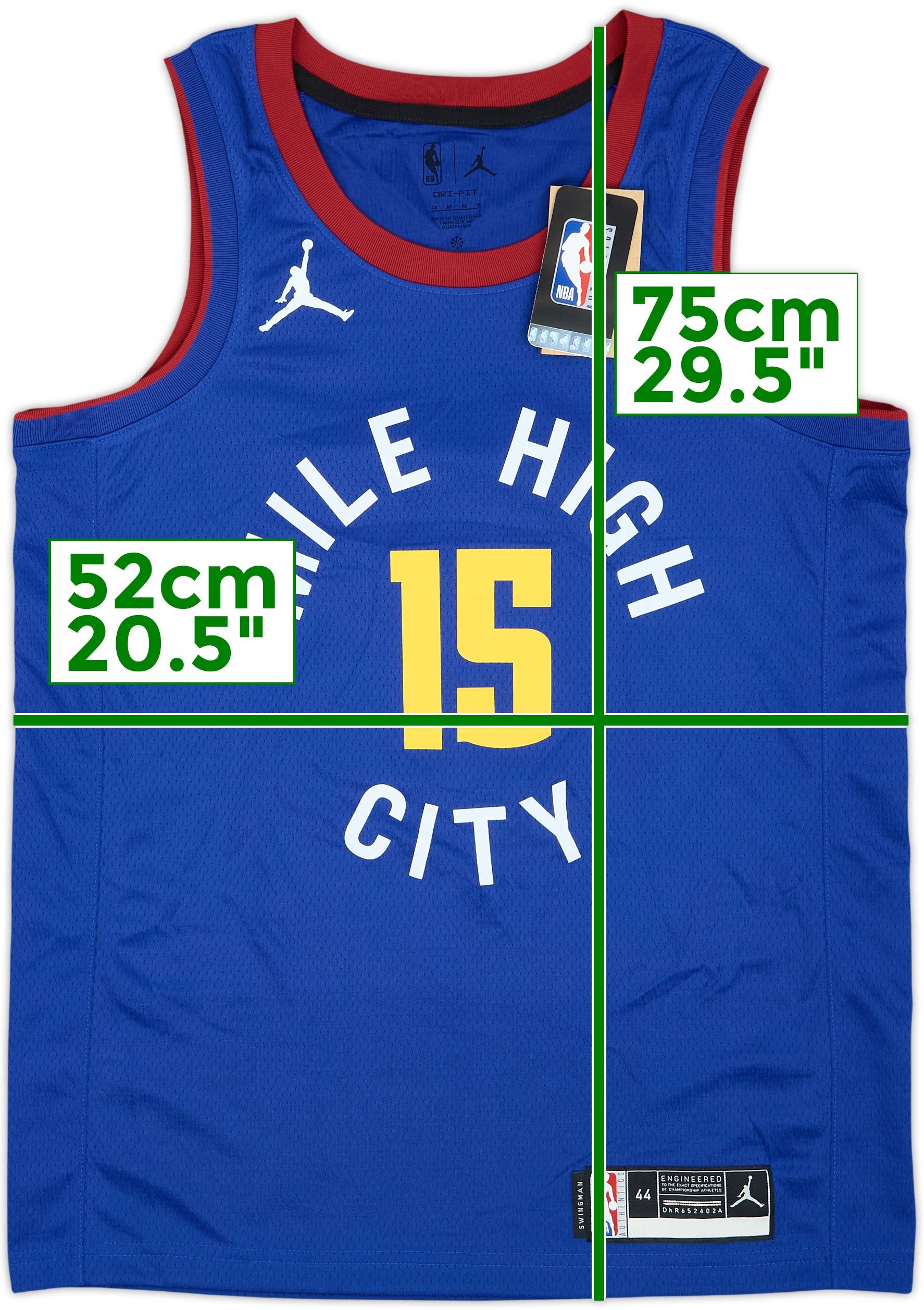 2020-21 Denver Nuggets Jokic #15 Jordan Swingman Alternate Jersey (M)