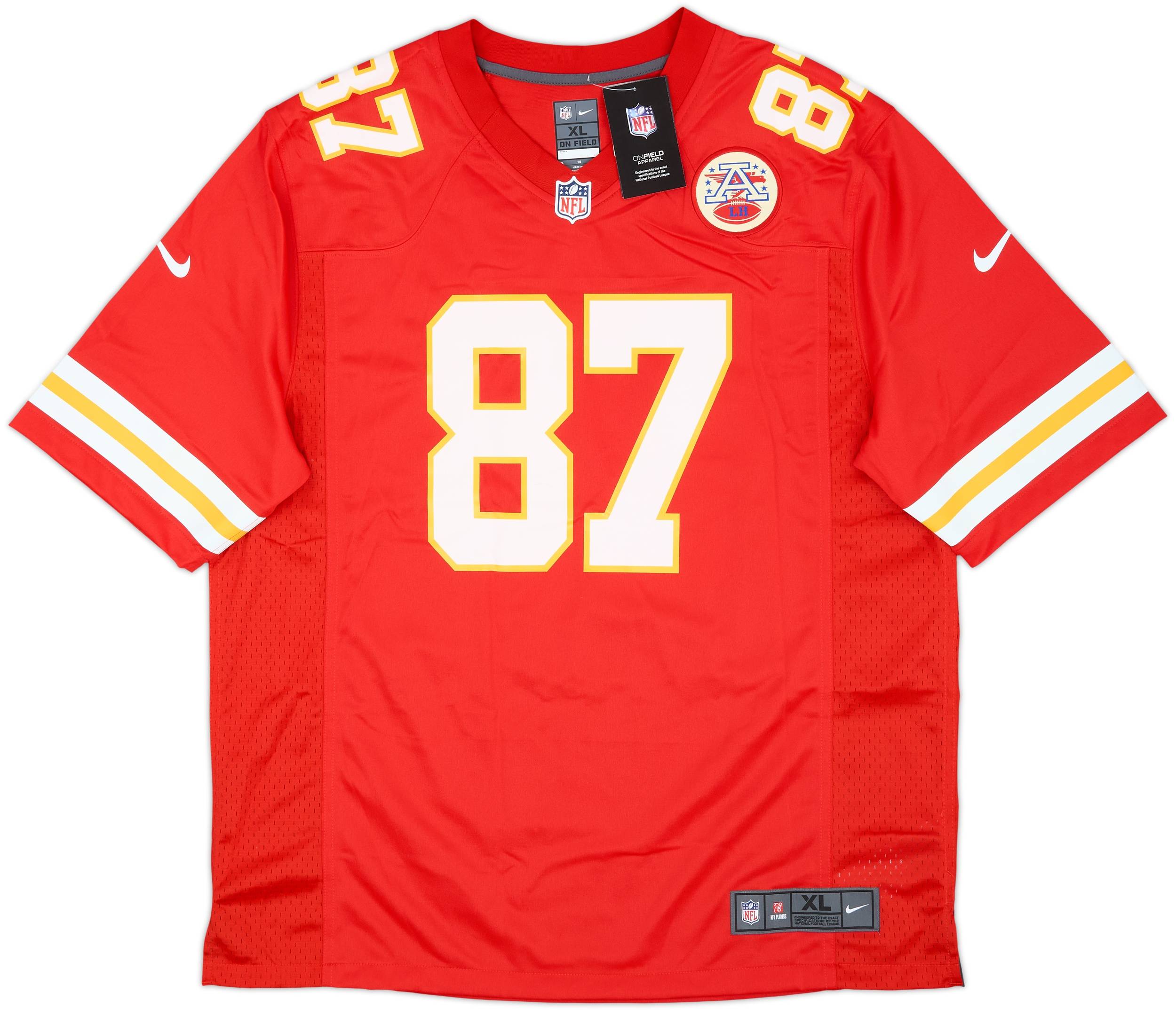 Kansas City Chiefs KELCE 87 ユニフォーム 2013-25 Kansas City Chiefs Kelce #87 Nike Game Home Jersey (XL)