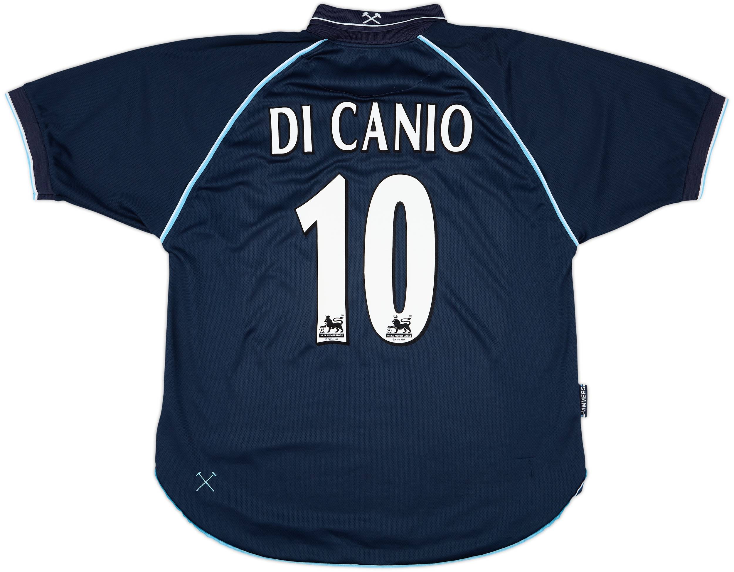 1999-01 West Ham Third Shirt Di Canio #10 - 9/10 - (XL)