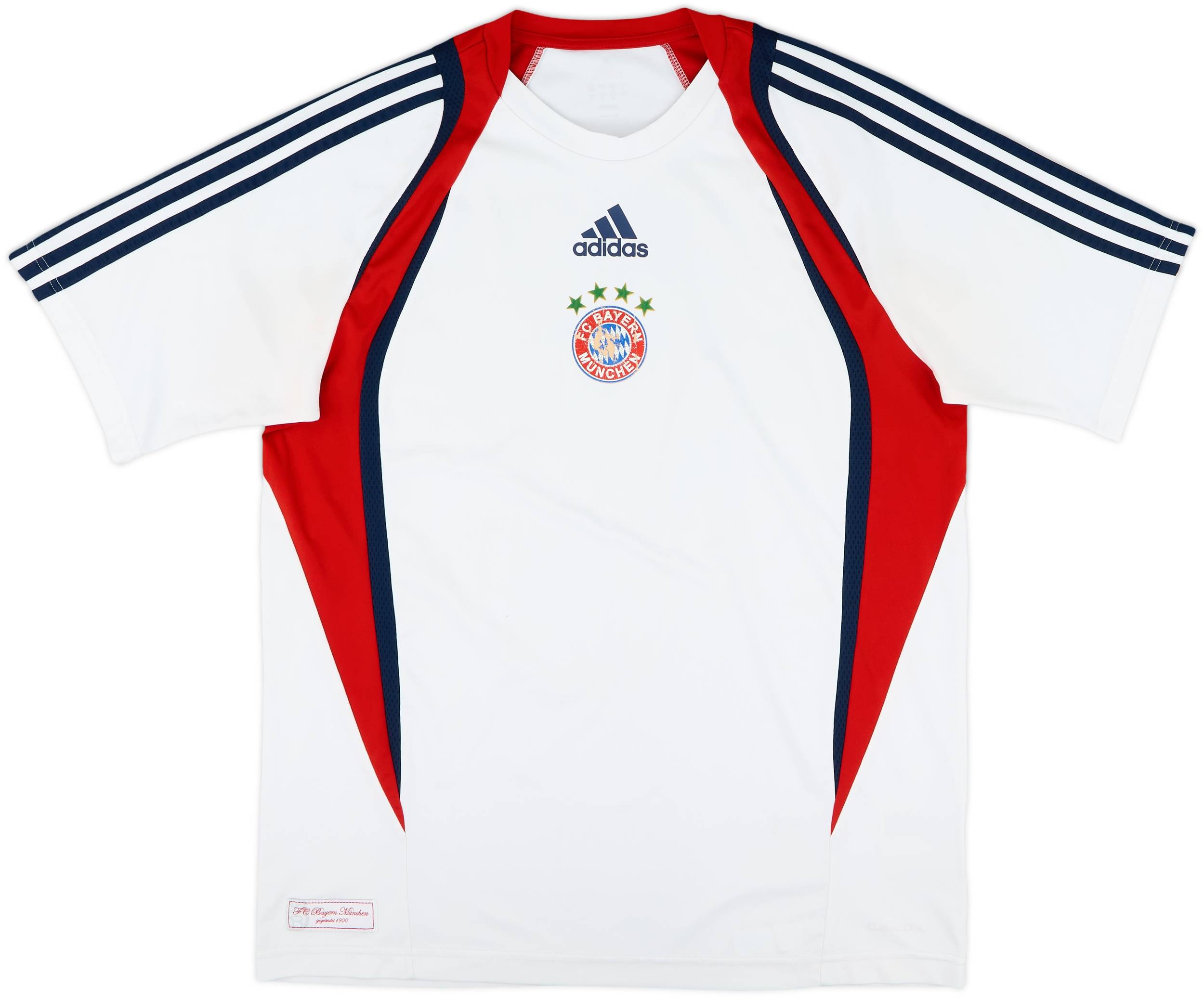 adidas Bayern Munich シャツホワイト 2008-09 Bayern Munich CL Shirt - 6/10 - (M)