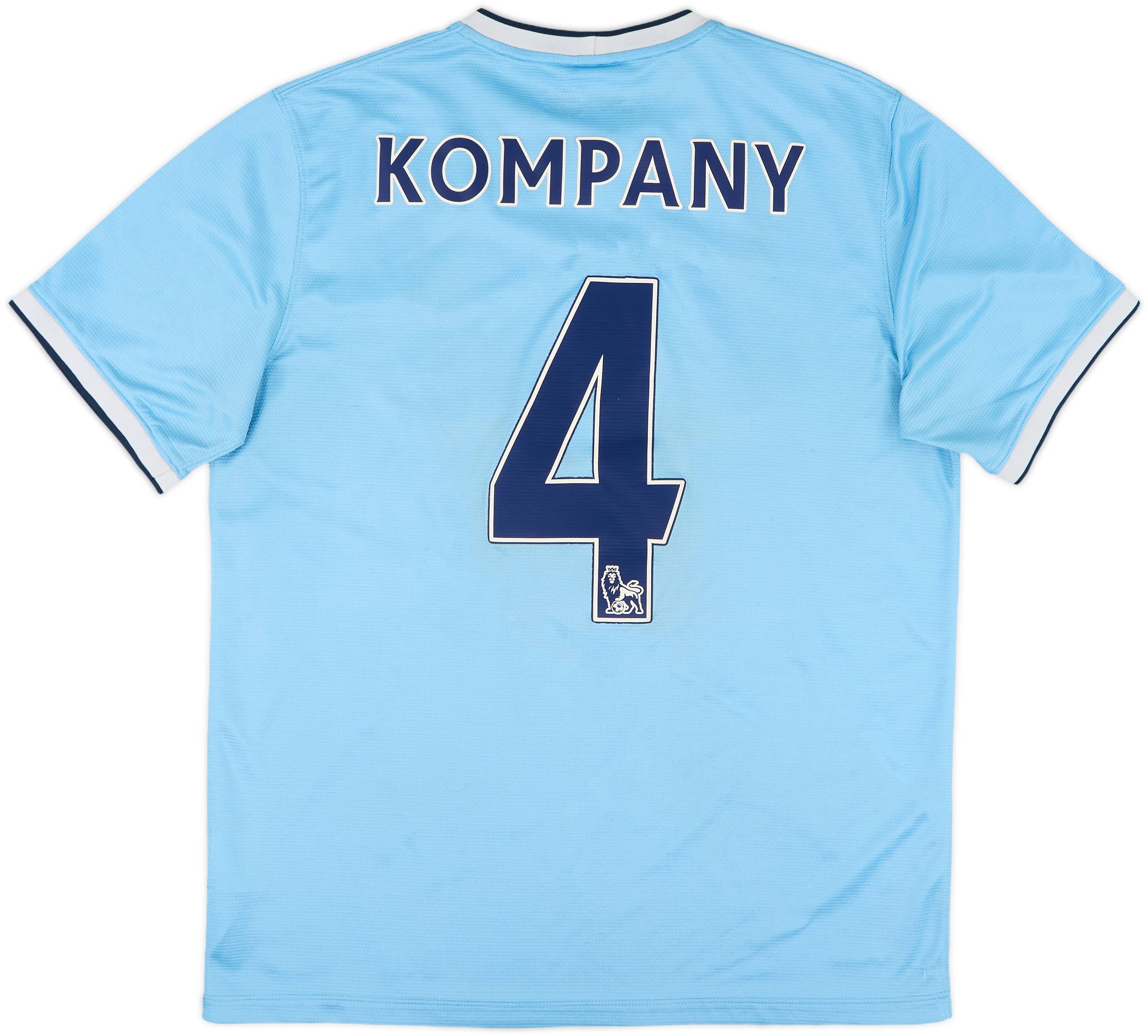 2013-14 Manchester City Home Shirt Kompany #4 - 7/10 - (L)