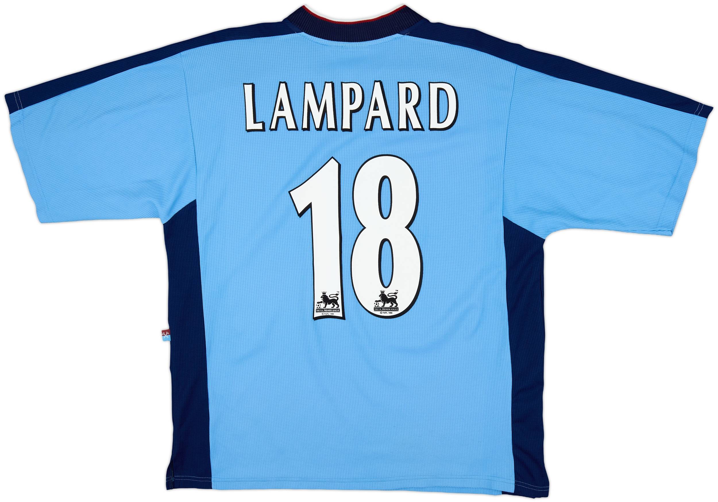 当時物West Ham United 1997/1998 Away Shirt 1997-98 West Ham Away Shirt Lampard #18 - 9/10 - (XL)
