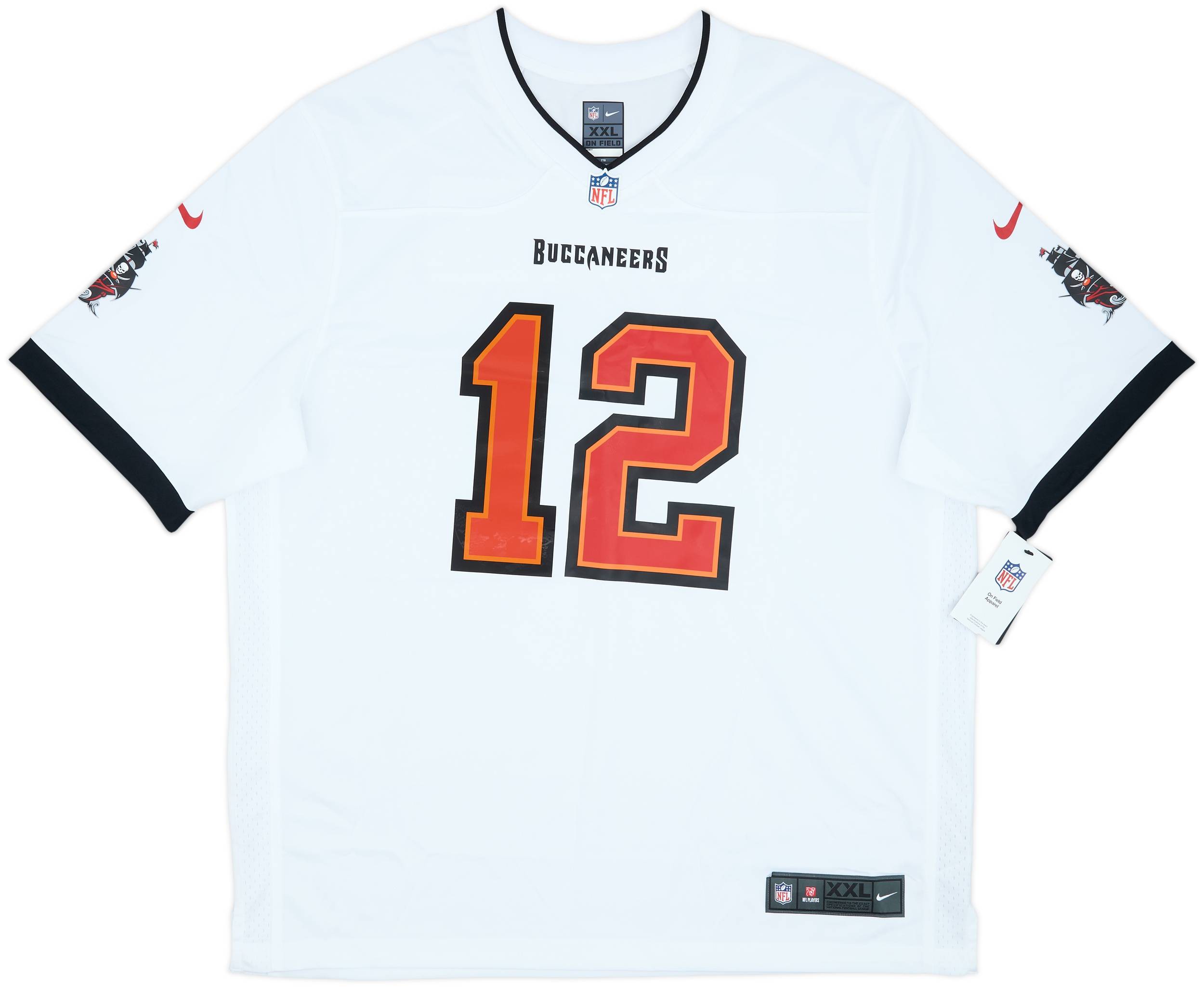 2020-22 Tampa Bay Buccaneers Brady #12 Nike Game Away Jersey (XXL)