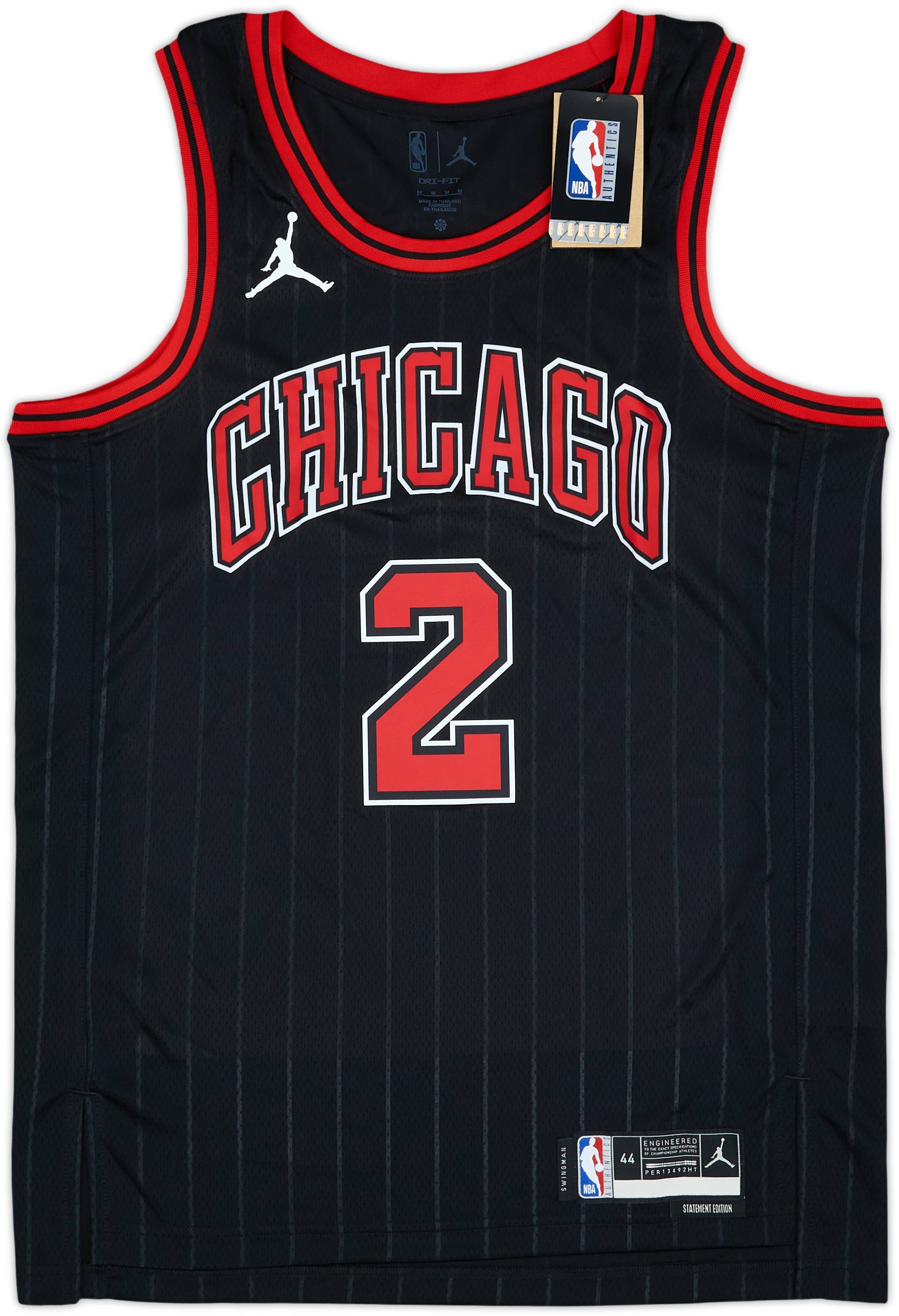 2021-25 Chicago Bulls Ball #2 Jordan Swingman Alternate